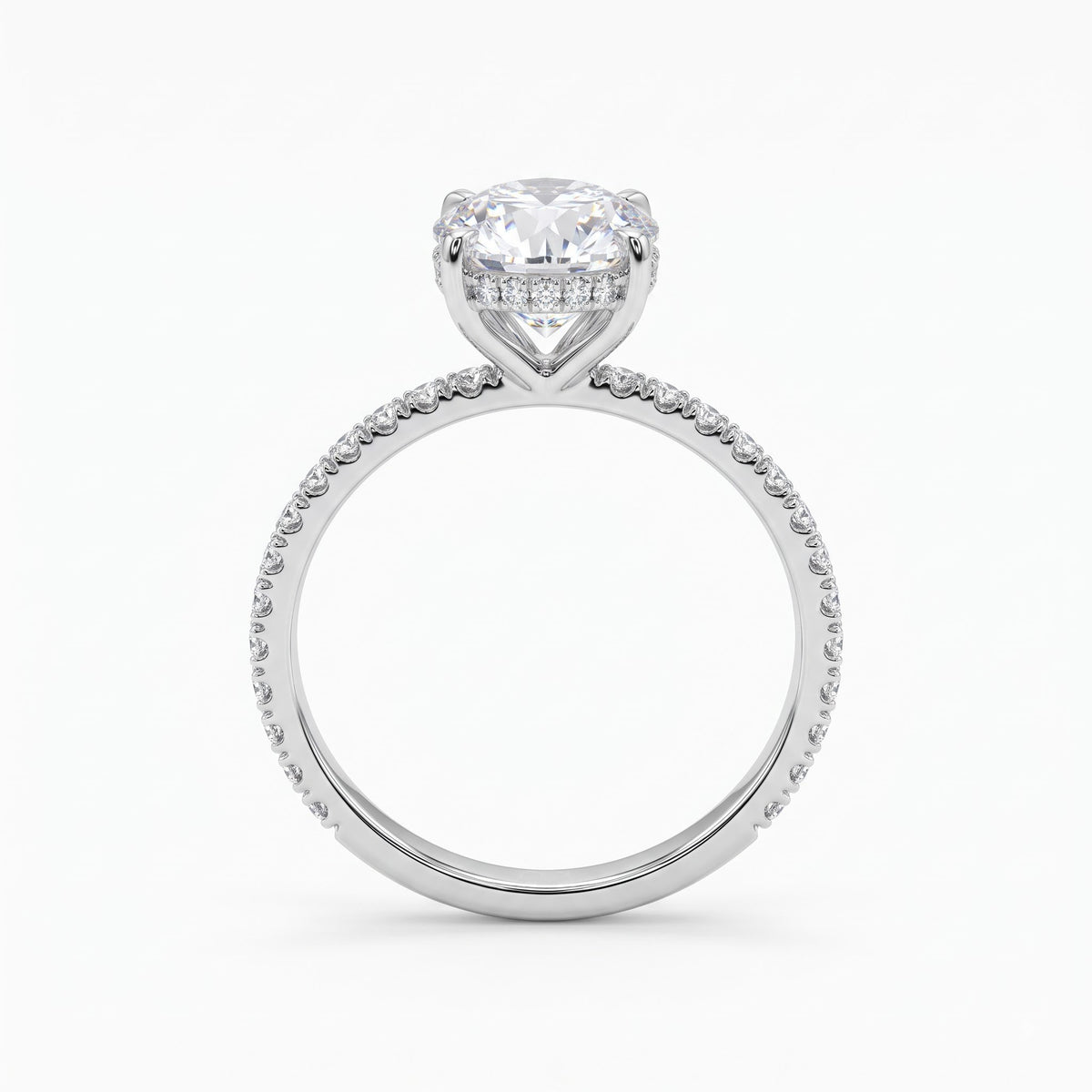 Royal Oval Solitaire Lab Grown Diamond Ring