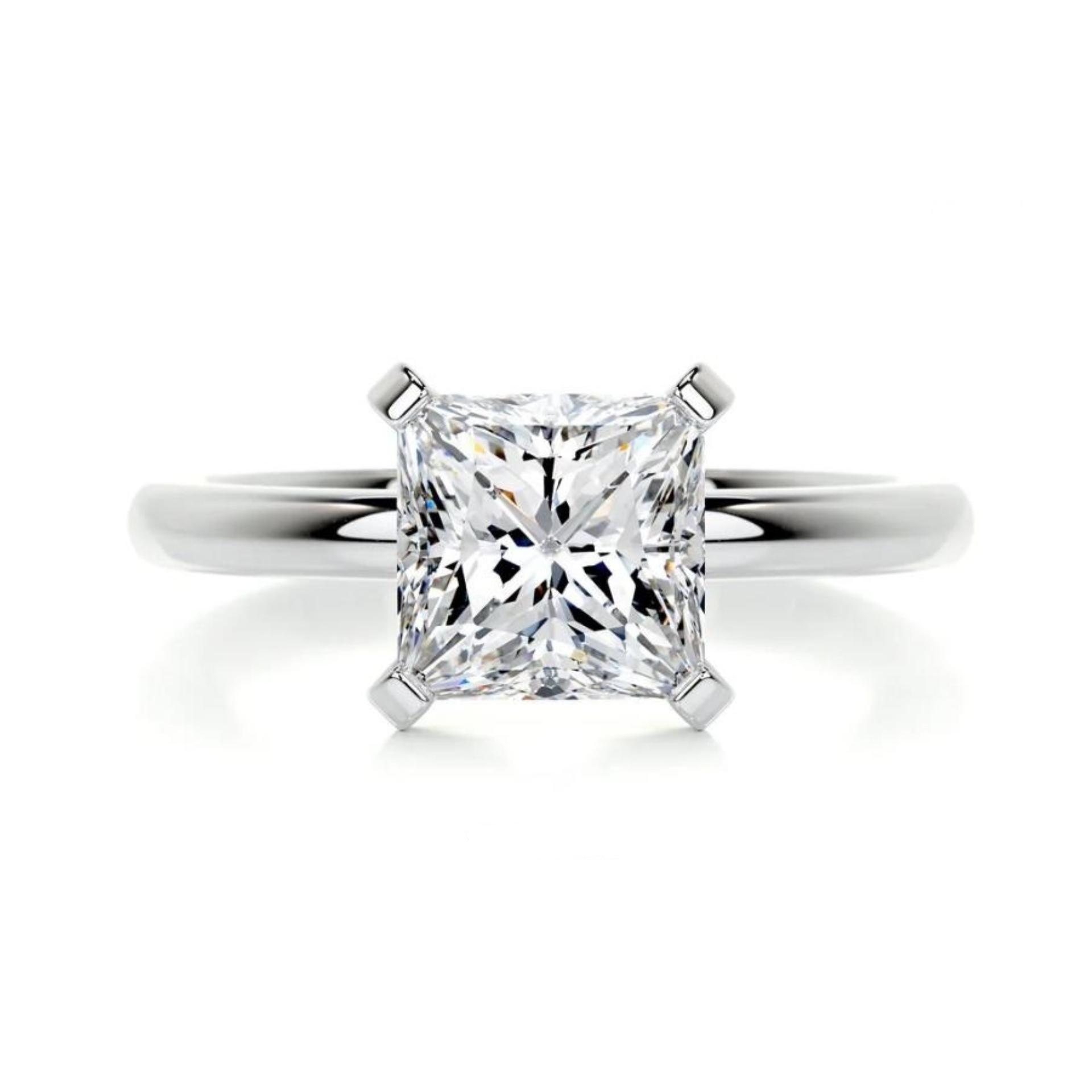 Slender Solitaire Lab Grown Diamond Ring