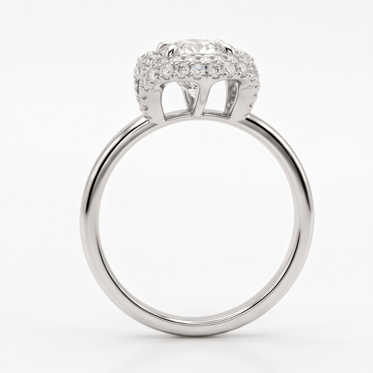 Fairy Quill Solitaire Lab Grown Diamond Ring