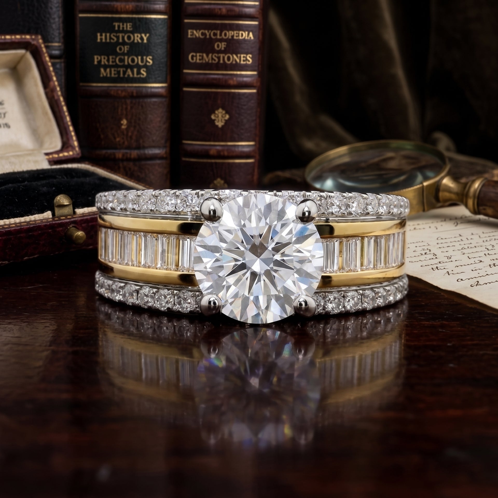 Stellar Prestige Solitaire Lab Grown Diamond Ring
