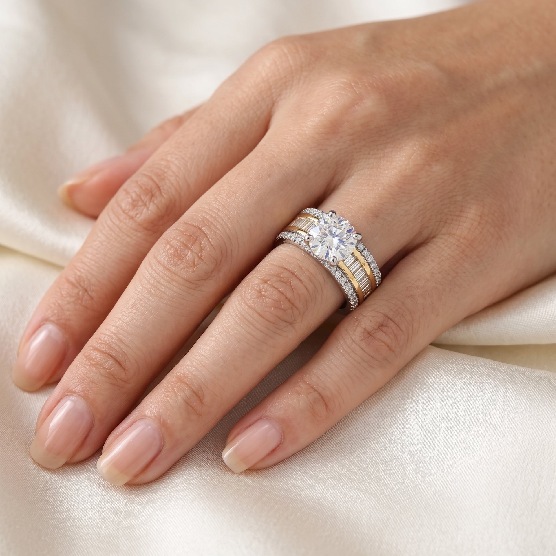 Stellar Prestige Solitaire Lab Grown Diamond Ring
