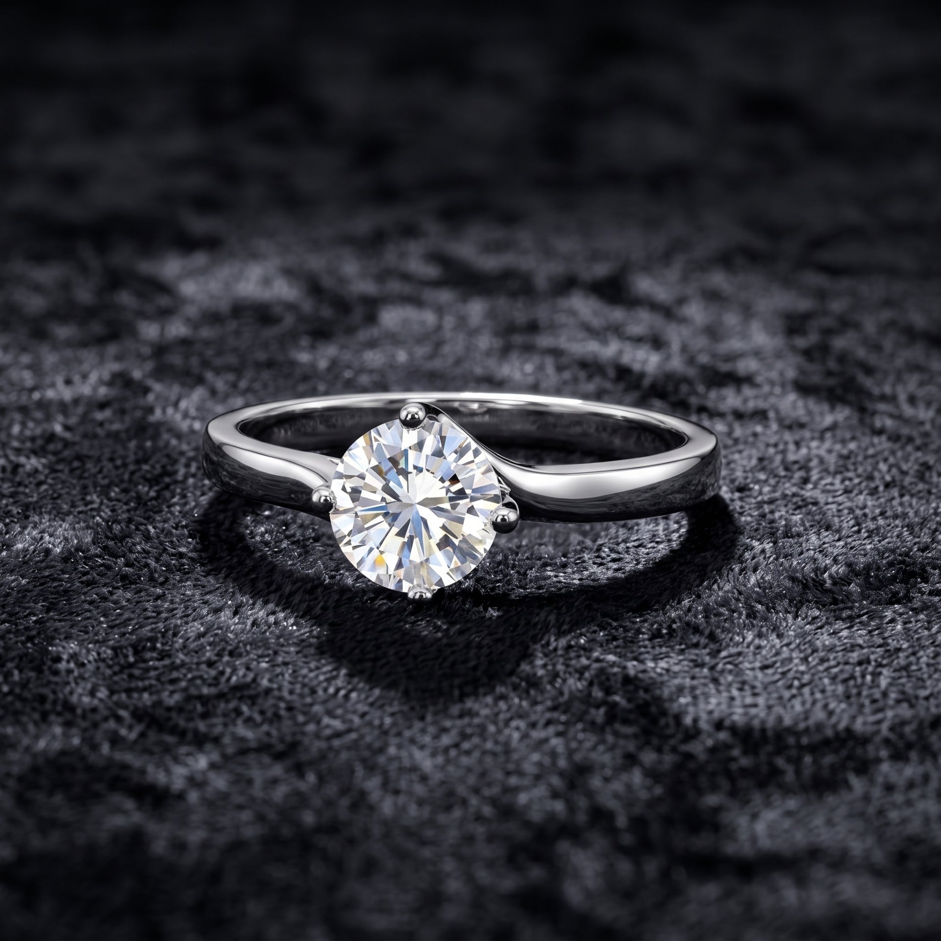Purity of Light Solitaire Lab Grown Diamond Ring