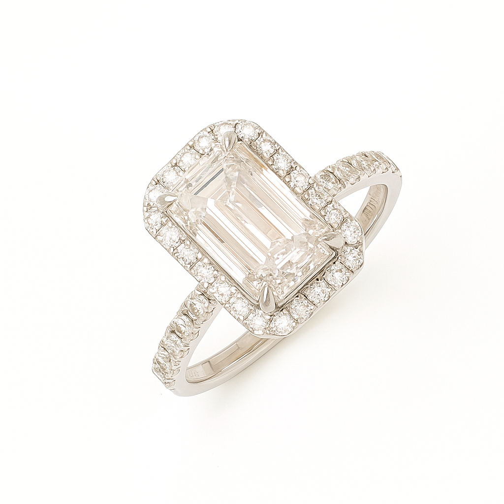 Arctic Brilliance Solitaire Lab Grown Diamond Ring