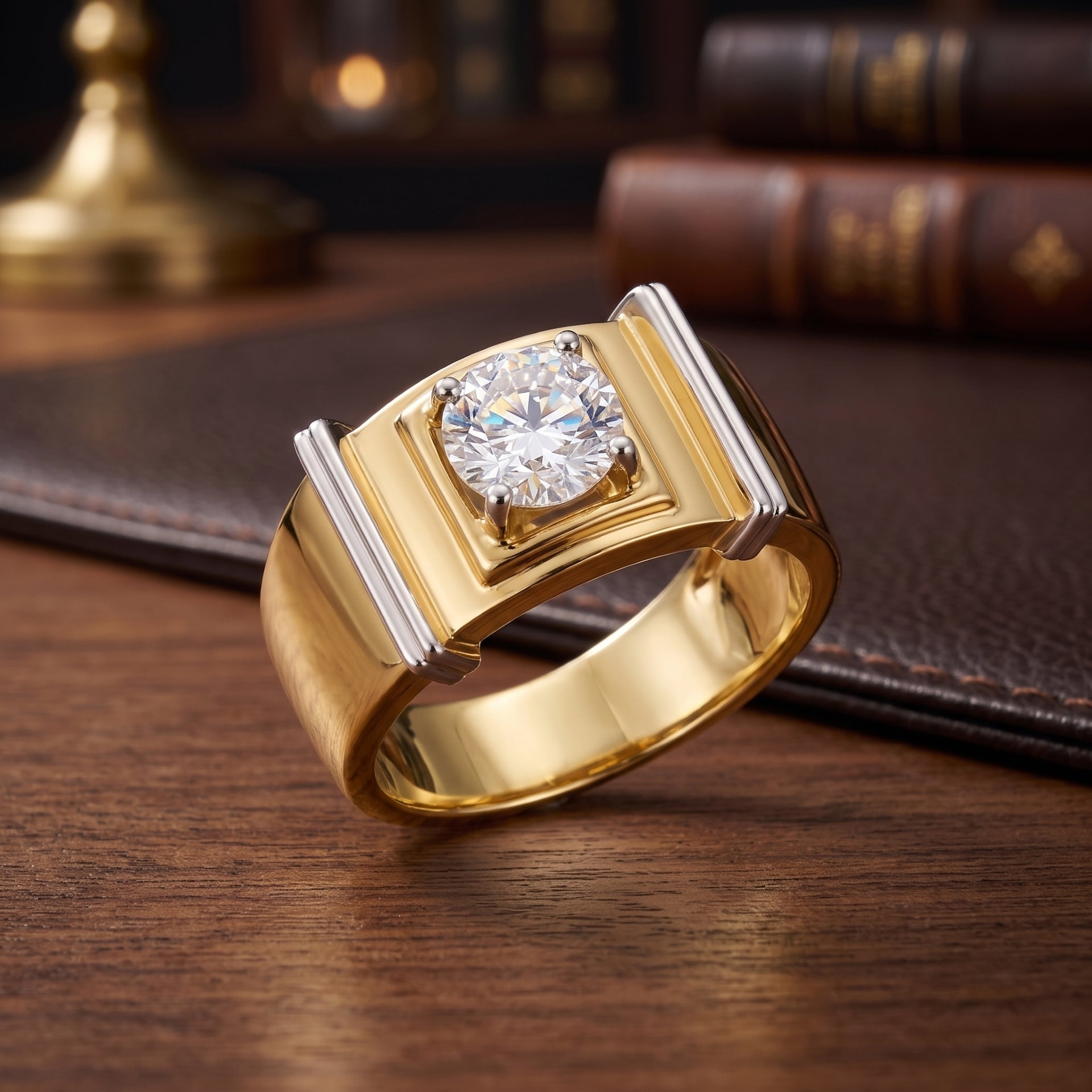 Empyrean Tower Solitaire Lab Grown Diamond Ring