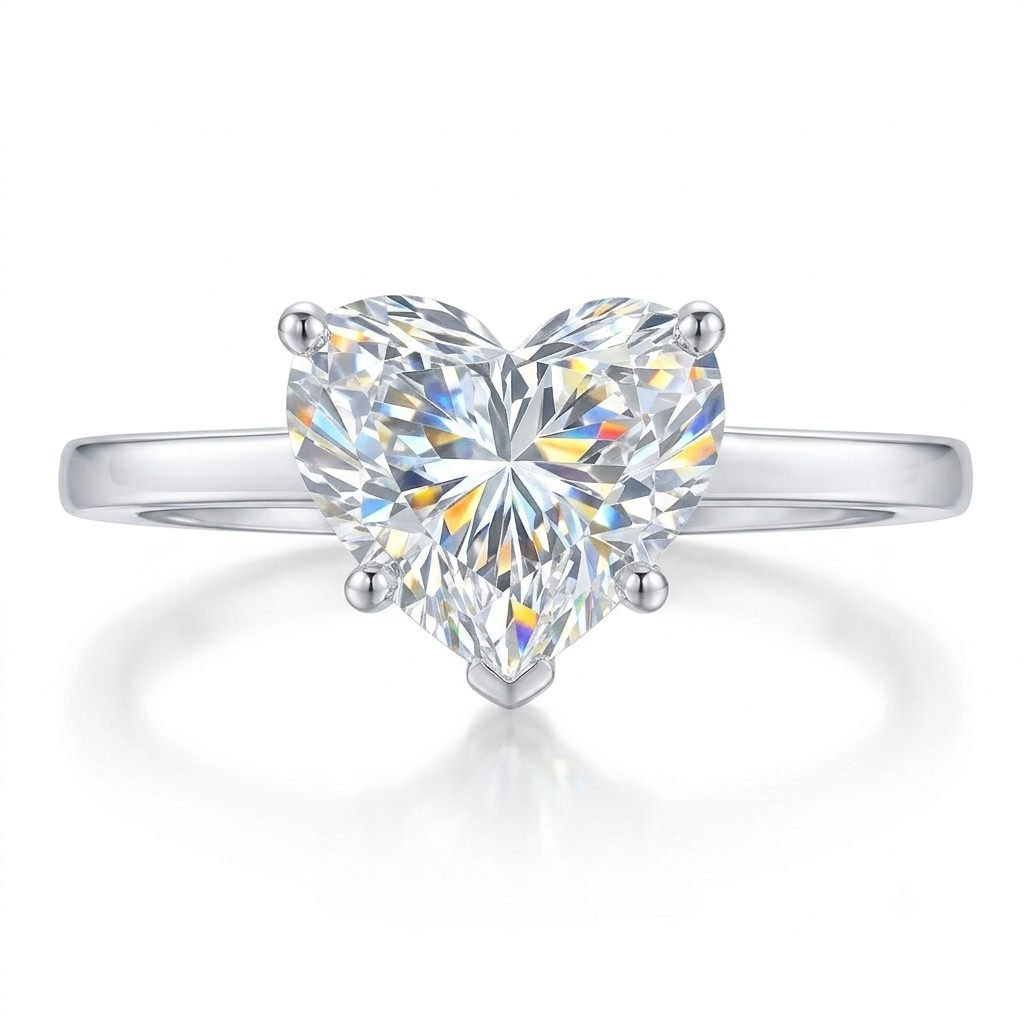 Heartline Enchant Solitaire Lab Grown Diamond Ring