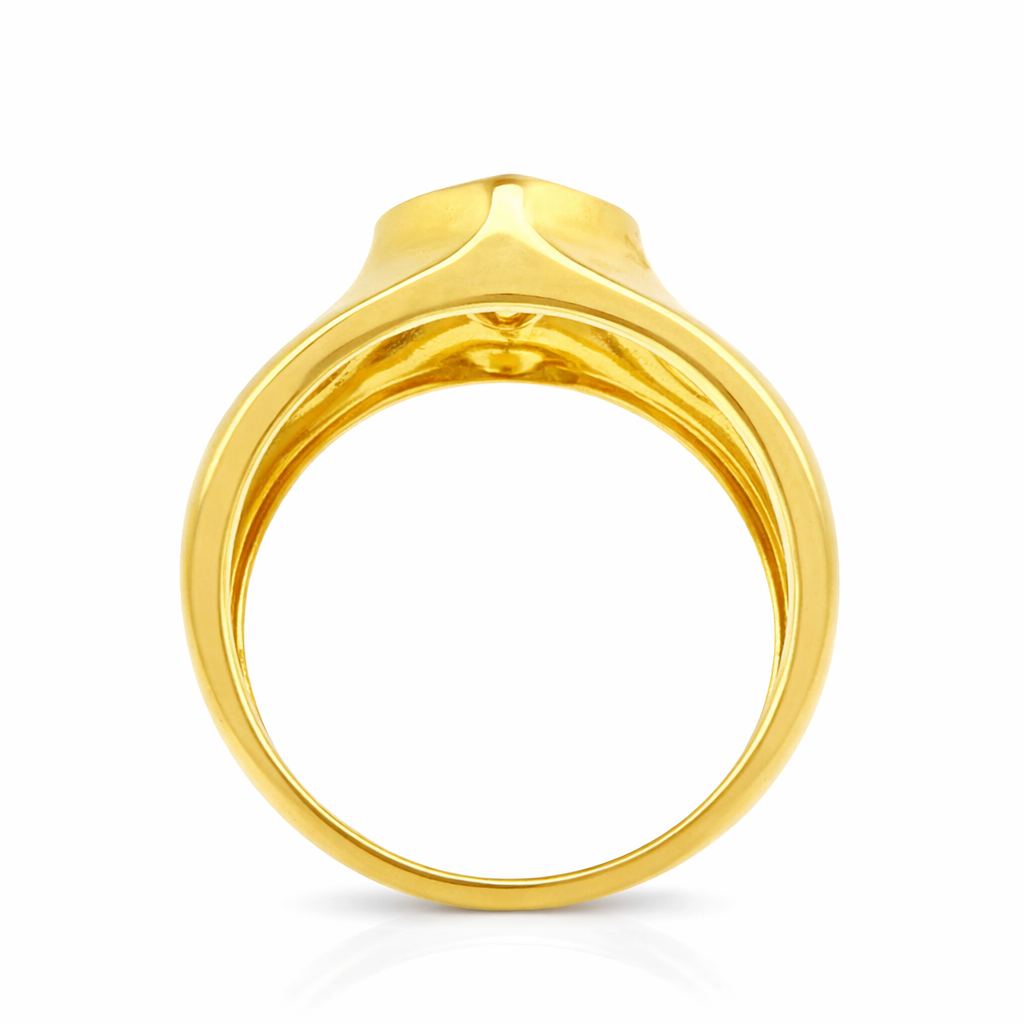 Rhombus Core Solitaire Lab Grown Diamond Ring