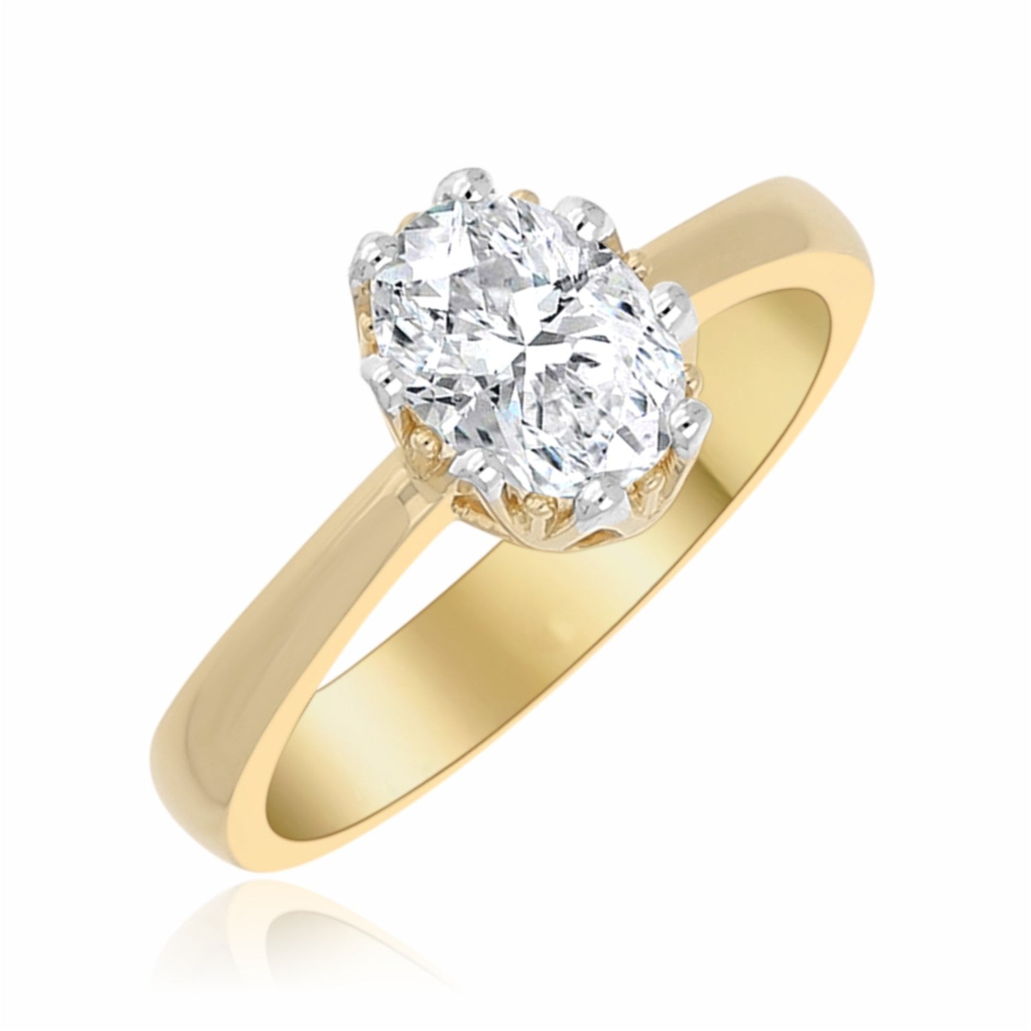 Eternal Eclipse Solitaire Lab Grown Diamond Ring