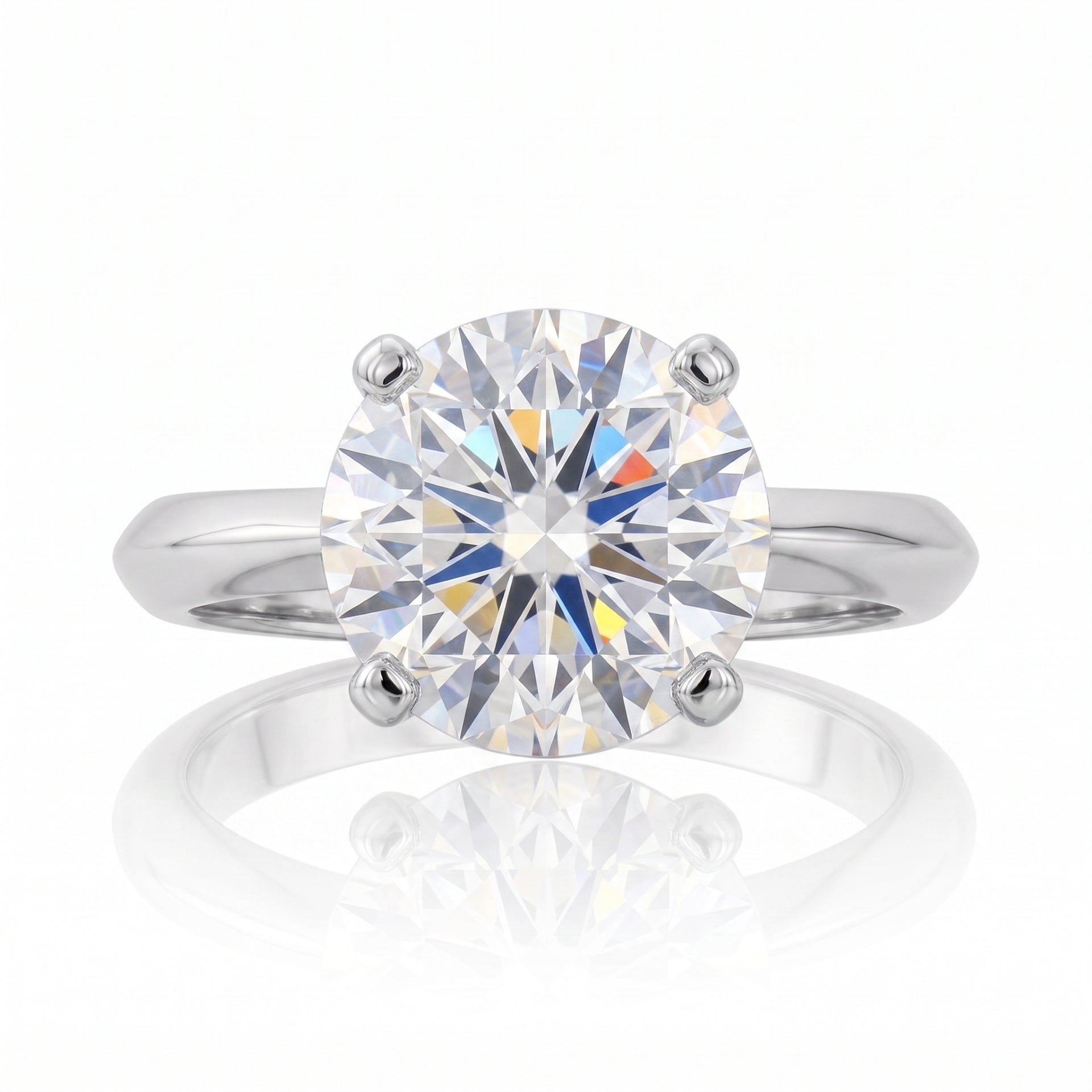 PolarGlow Solitaire Lab Grown Diamond Ring