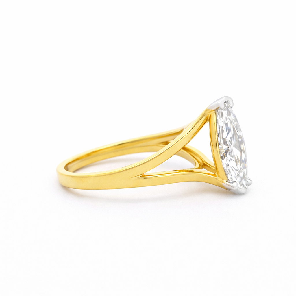 Aurora Embrace Solitaire Lab Grown Diamond Ring