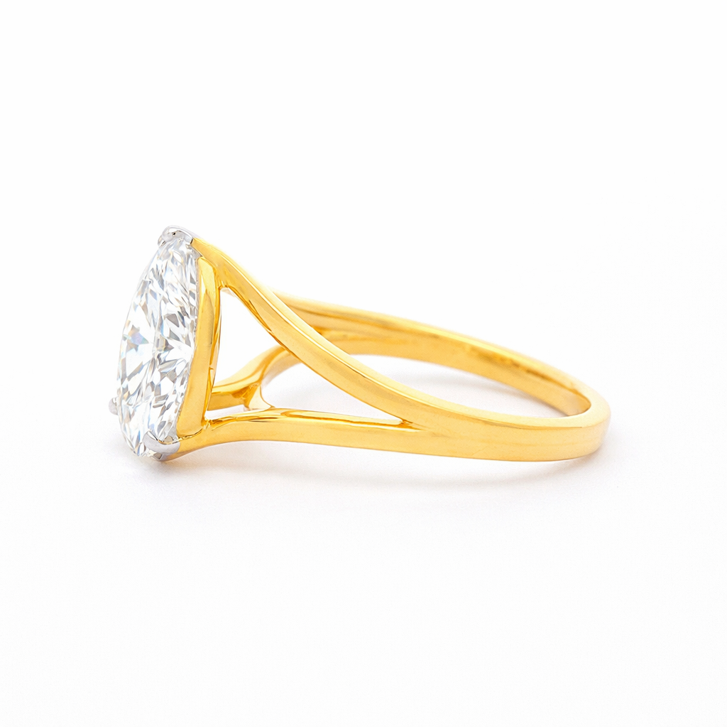 Aurora Embrace Solitaire Lab Grown Diamond Ring