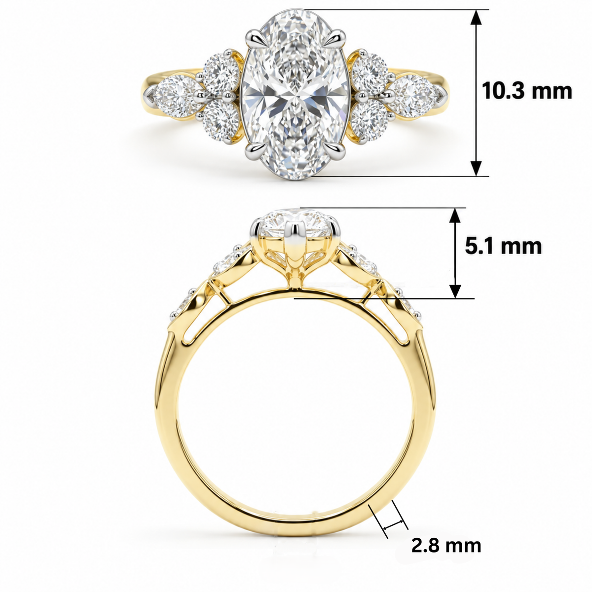 Perspective Solitaire Lab Grown Diamond Ring