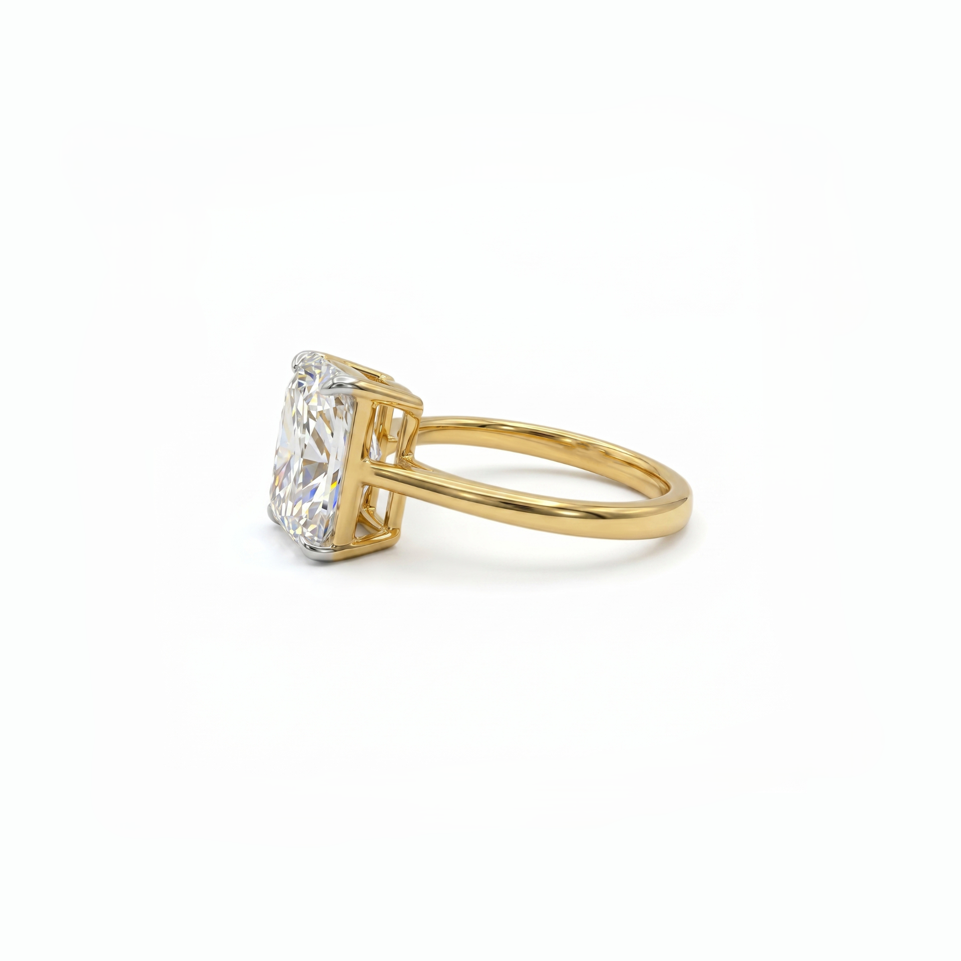 Ice Glide Solitaire Lab Grown Diamond Ring