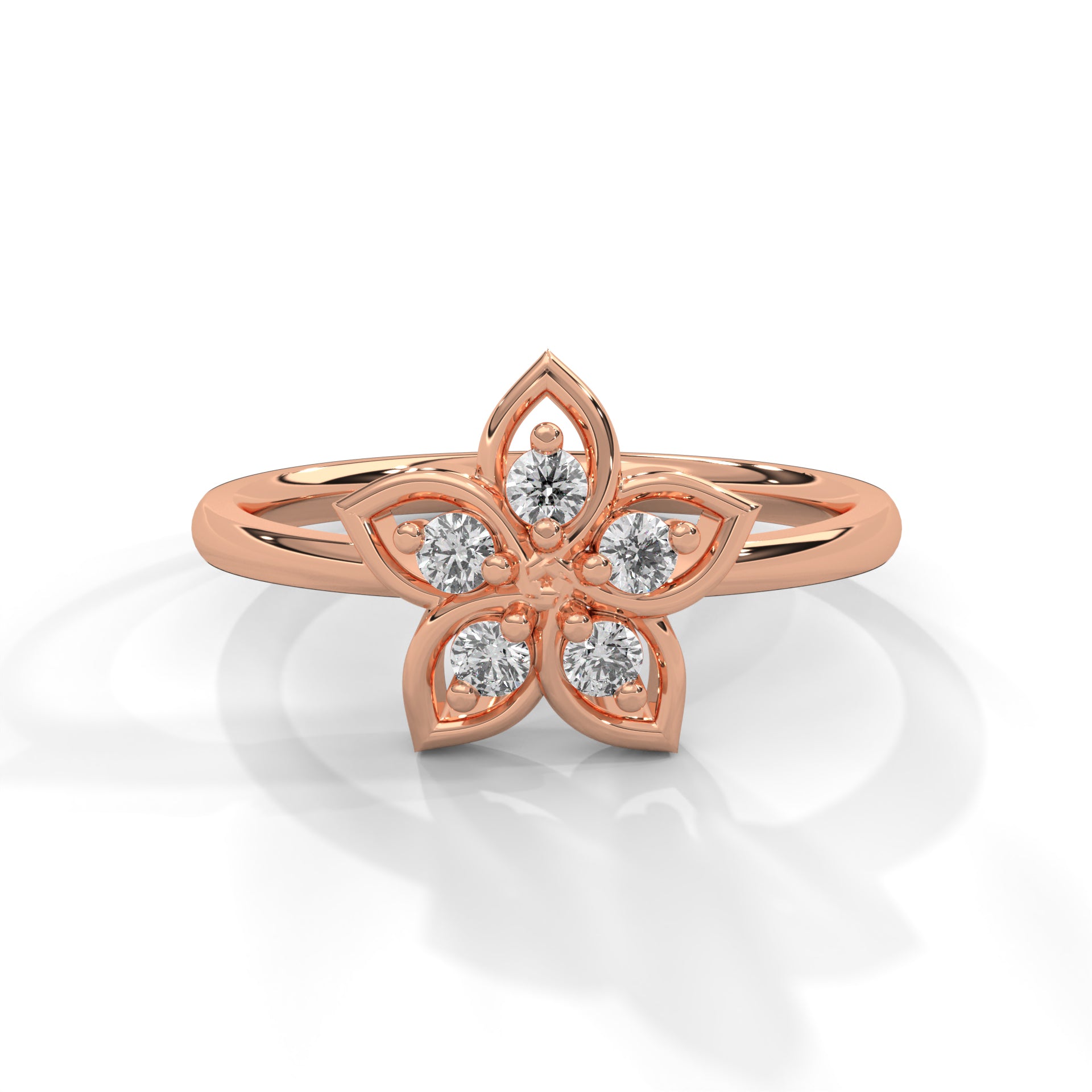 Blossom Lab Grown Diamond Floral Ring