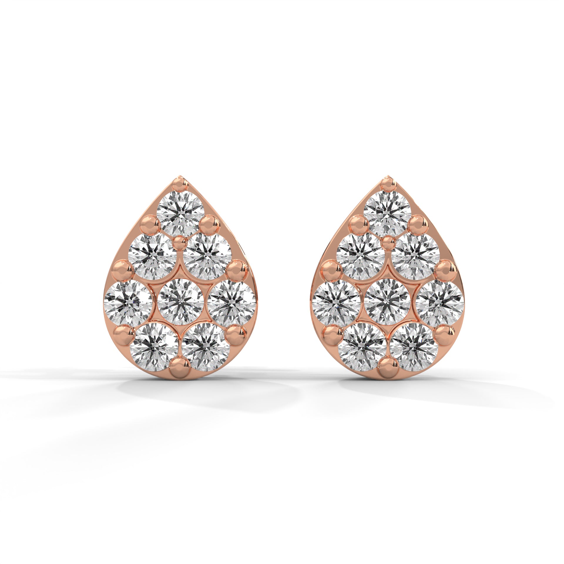 Luminous Teardrop Lab Grown Diamond Earrings