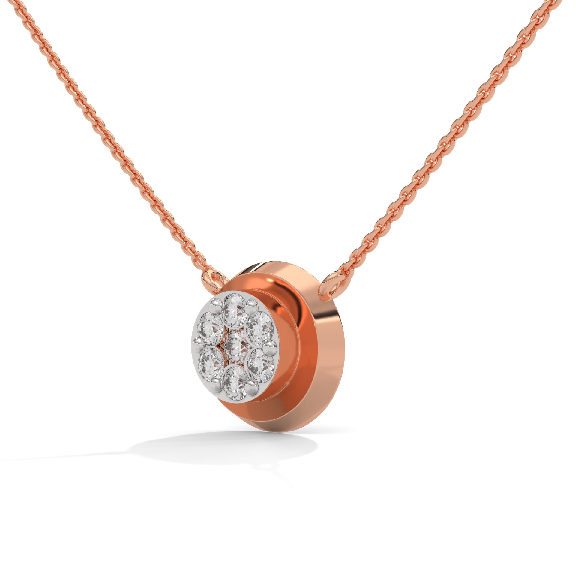 Celestial Cluster Lab Grown Diamond Pendant