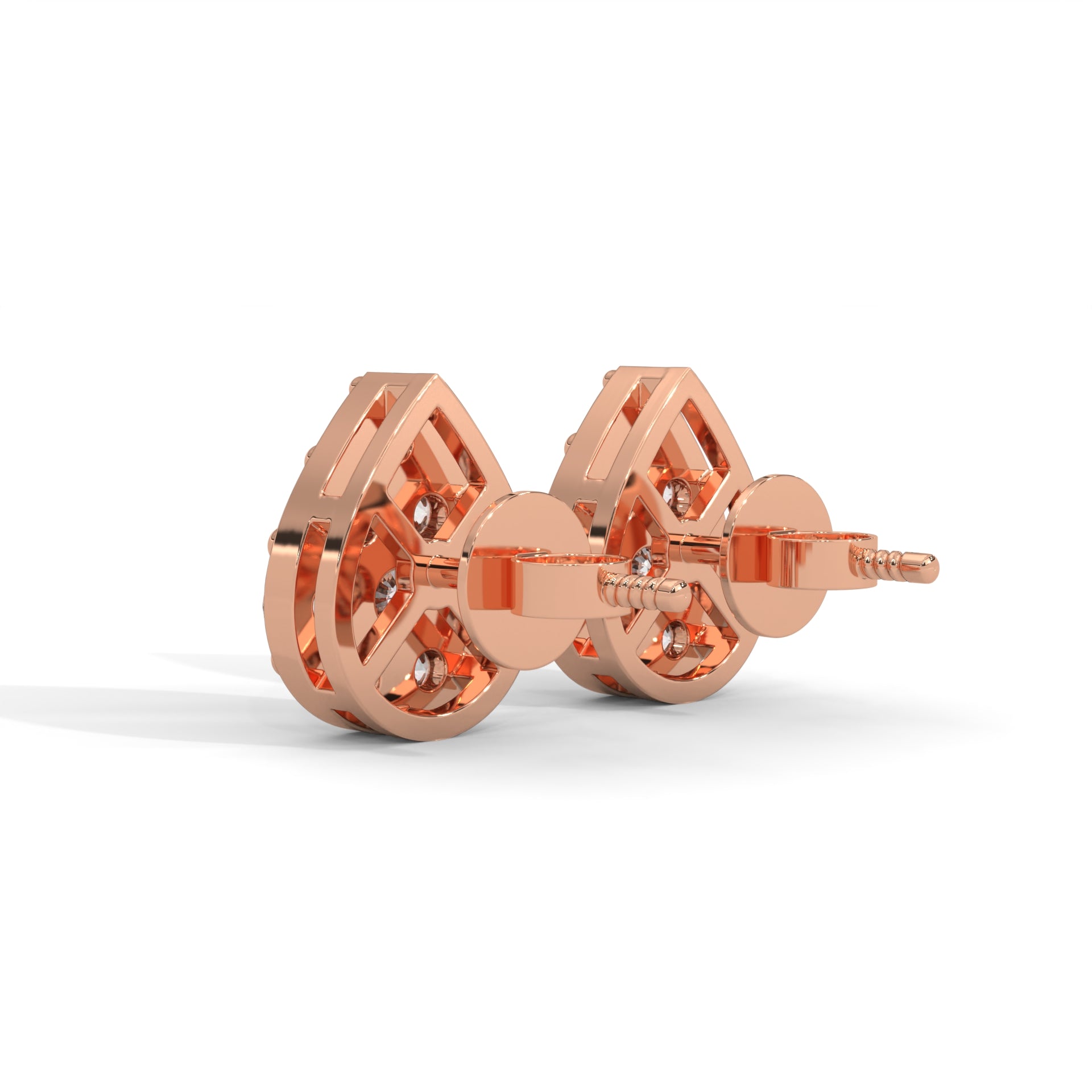 Luminous Teardrop Lab Grown Diamond Earrings