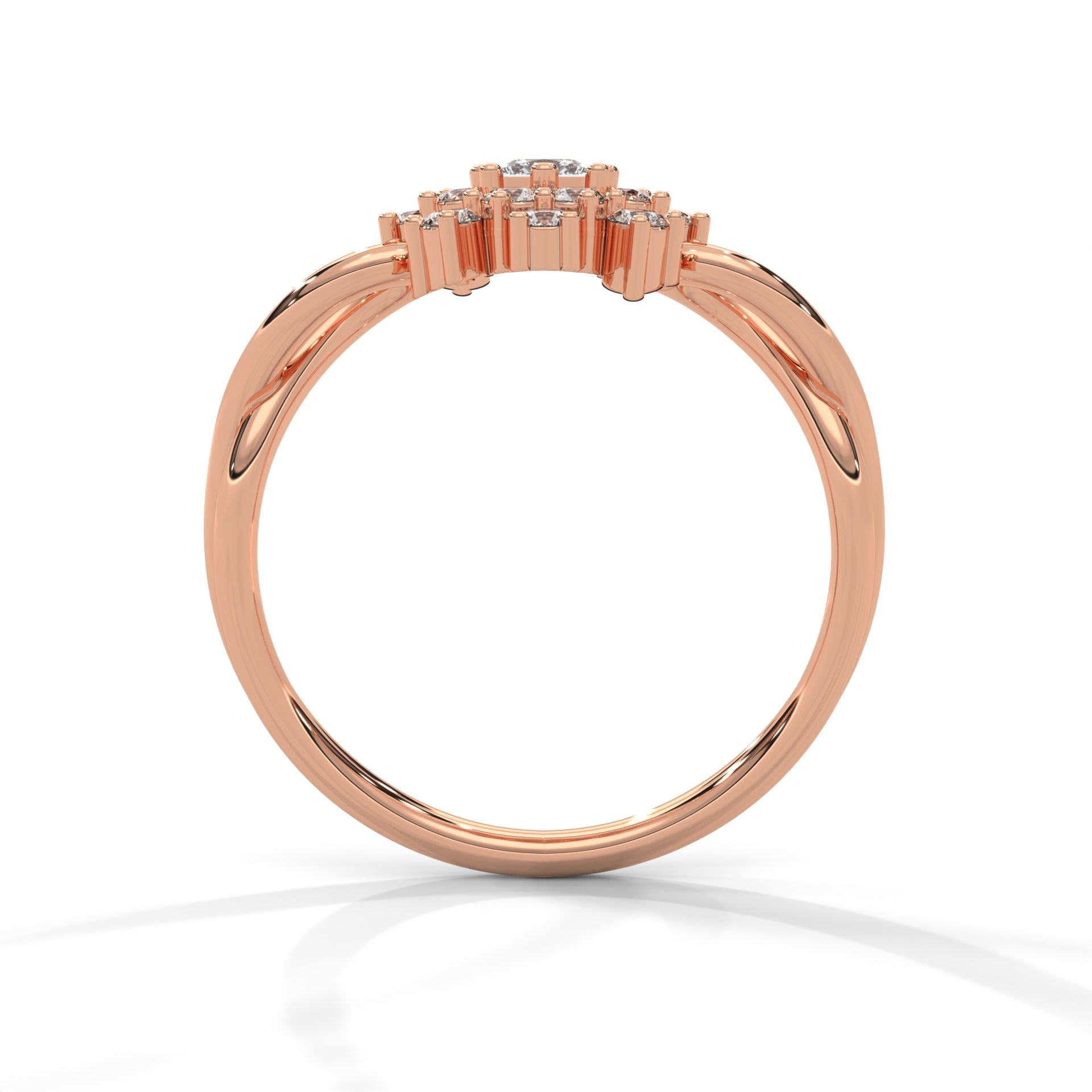 Celestial Blossom Lab Grown Diamond Ring