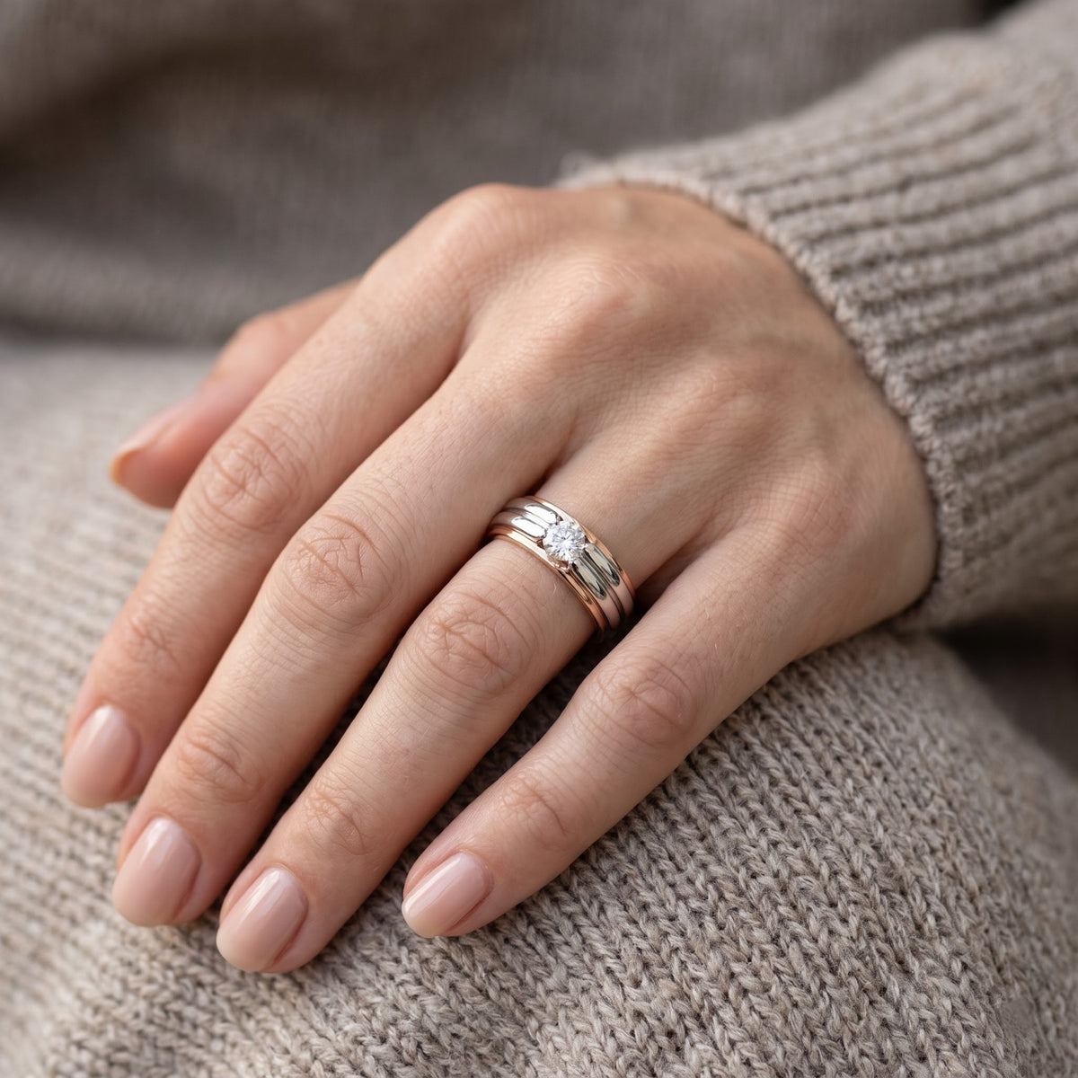 Kaelix Ridge Lab Grown Diamond Ring