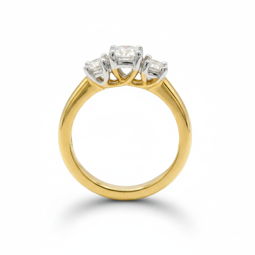 Classic Modern Orbit Lab Grown Diamond Ring