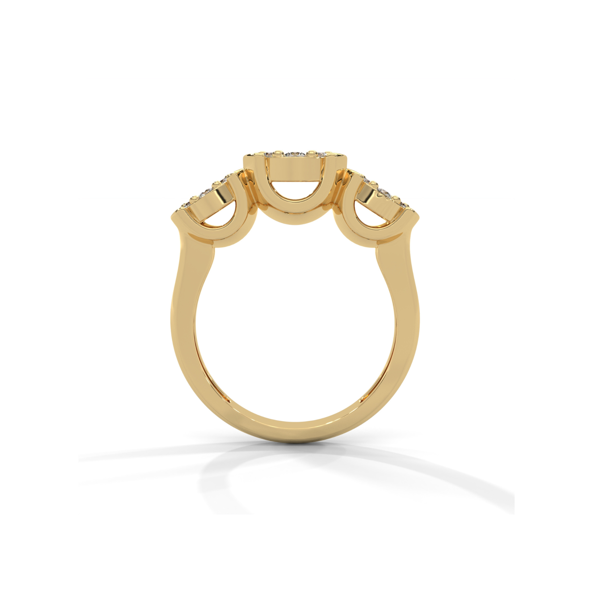 Aurora Lab Grown Diamond Cluster Ring