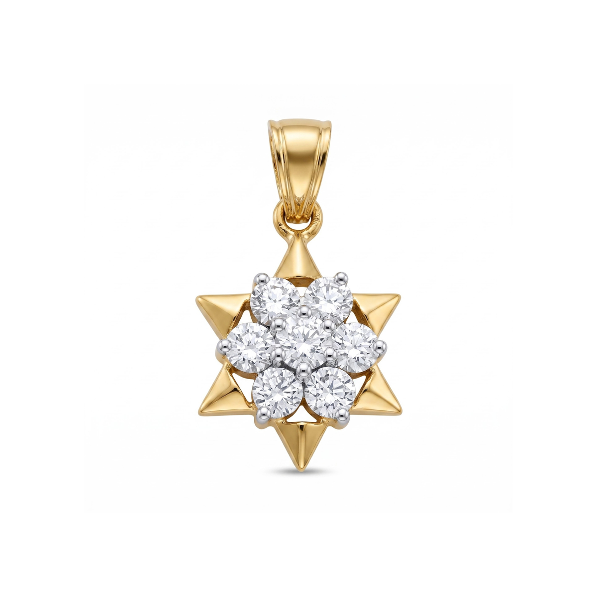 Radiant Astra Cluster Lab Grown Diamond Pendant