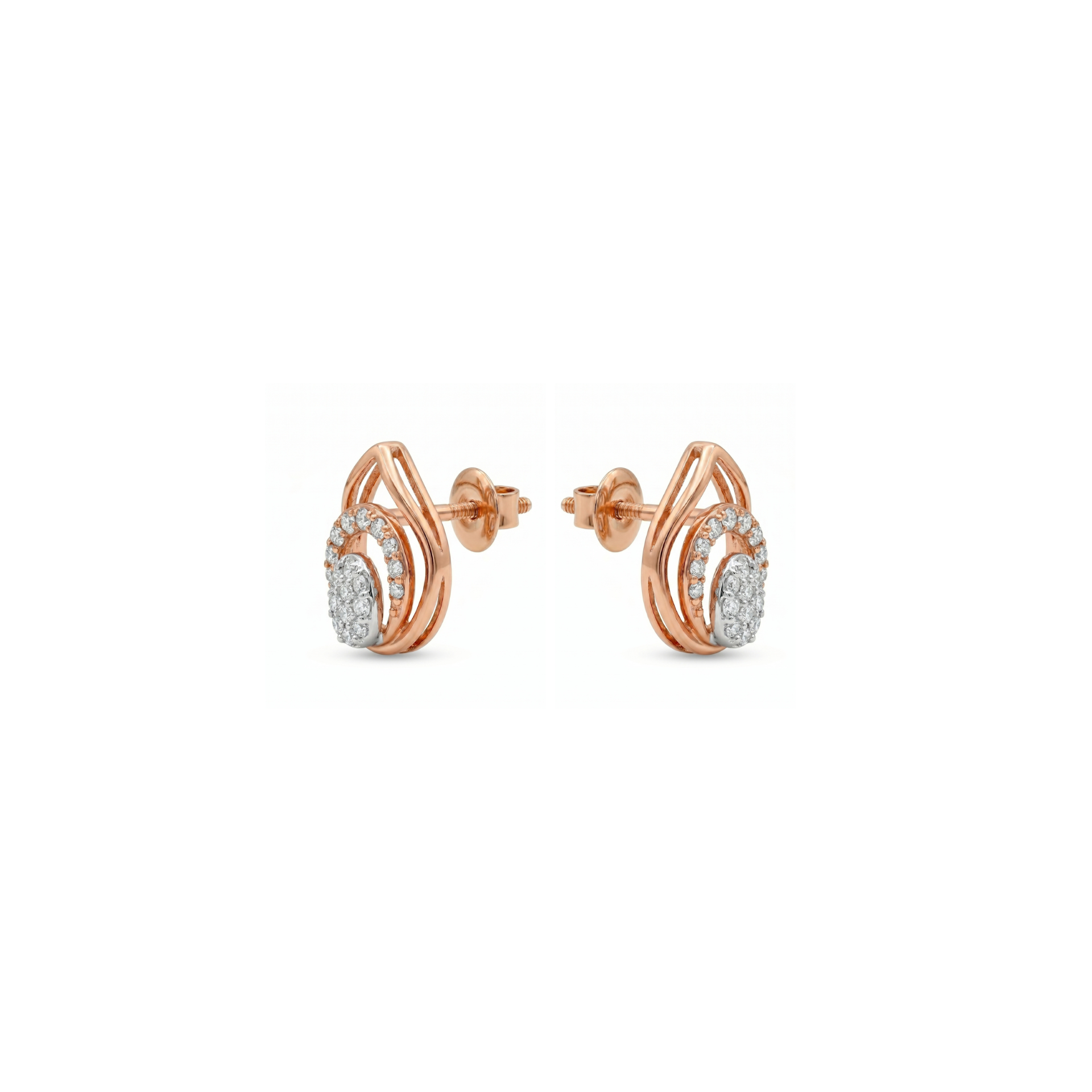 Celestial Curve Lab Grown Diamond Earrings