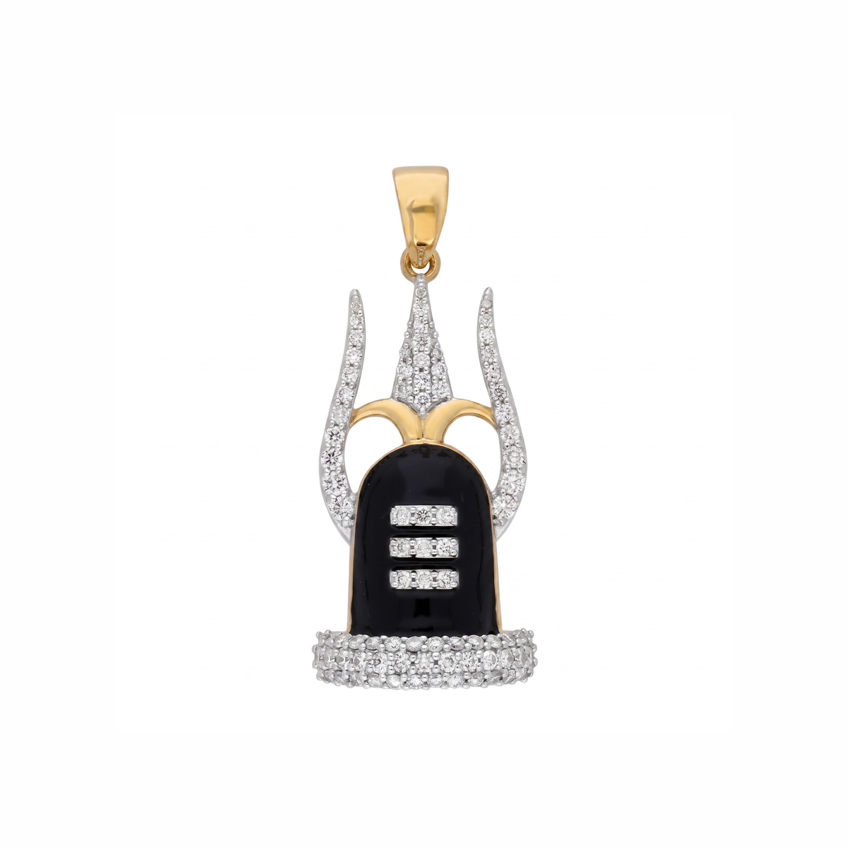 Trishul Lingam Lab Grown Diamond Pendant