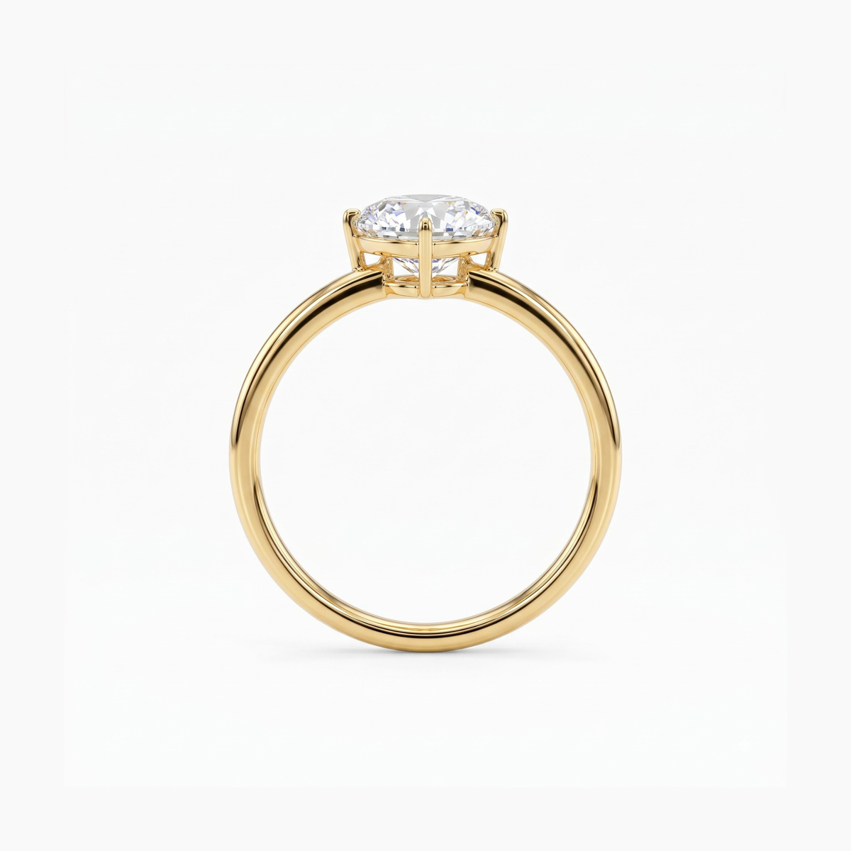 Petite Gracie Solitaire Lab Grown Diamond Ring