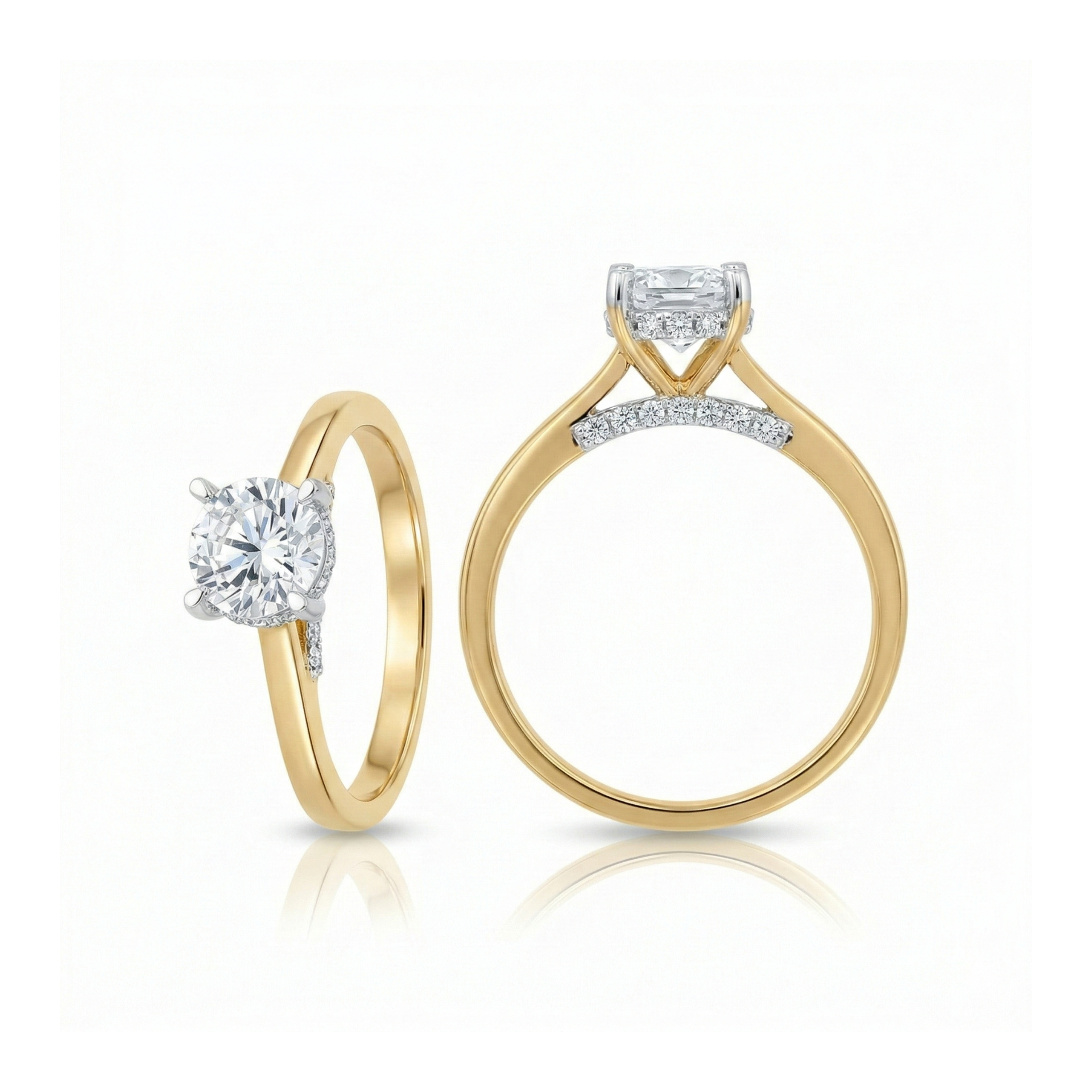 Classic Cherish Solitaire Lab Grown Diamond Ring