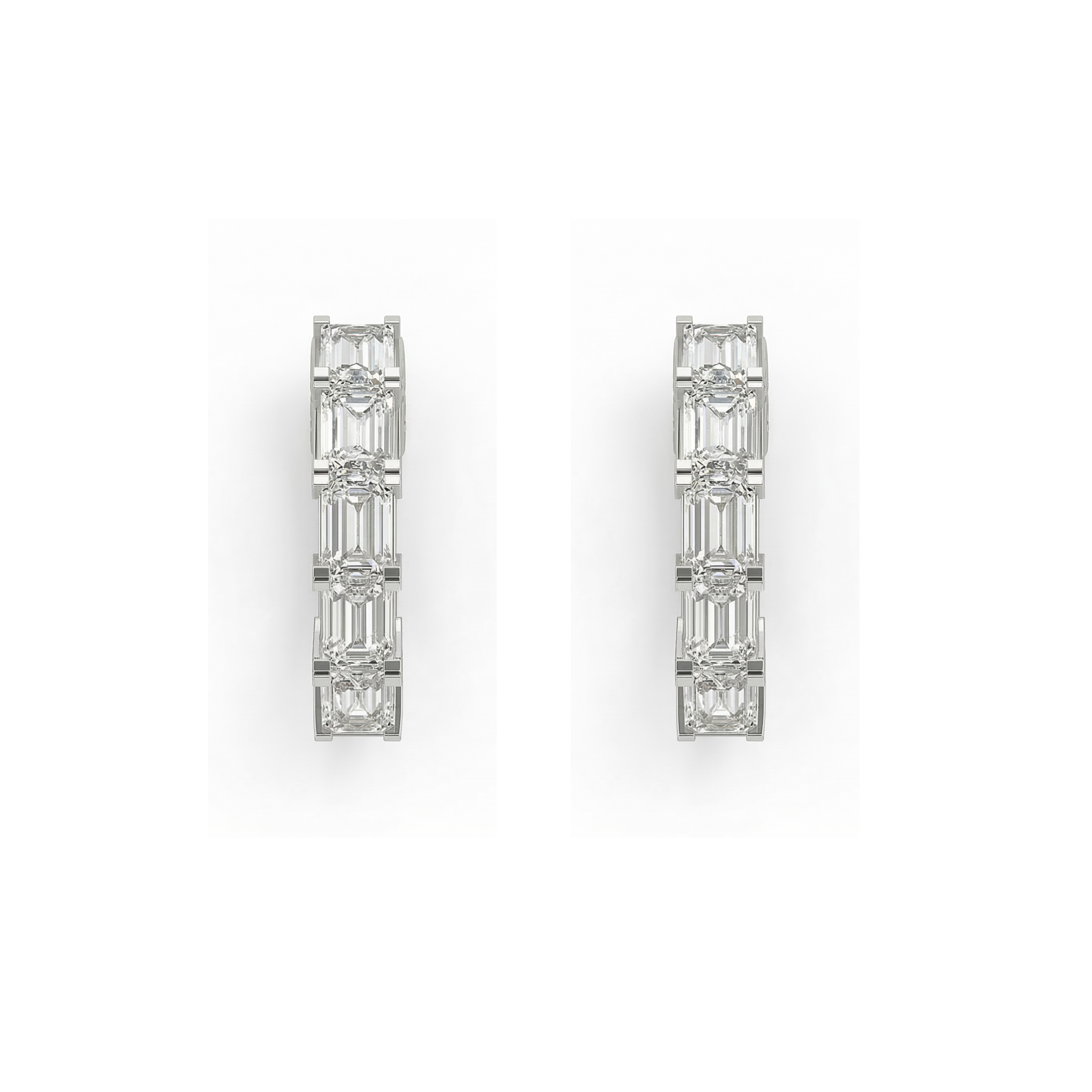 Rhythm Hoops Lab Grown Diamond Earrings