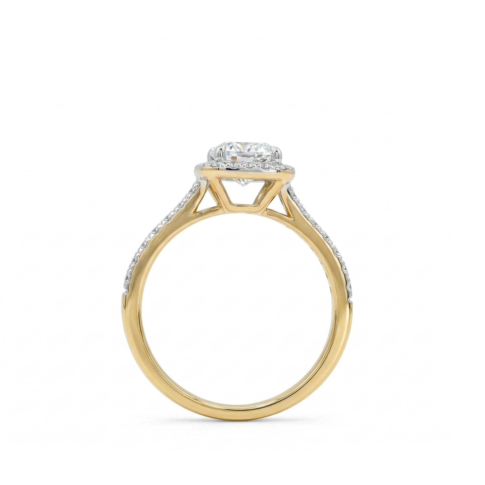 Vista Iconic Solitaire Lab Grown Diamond Ring