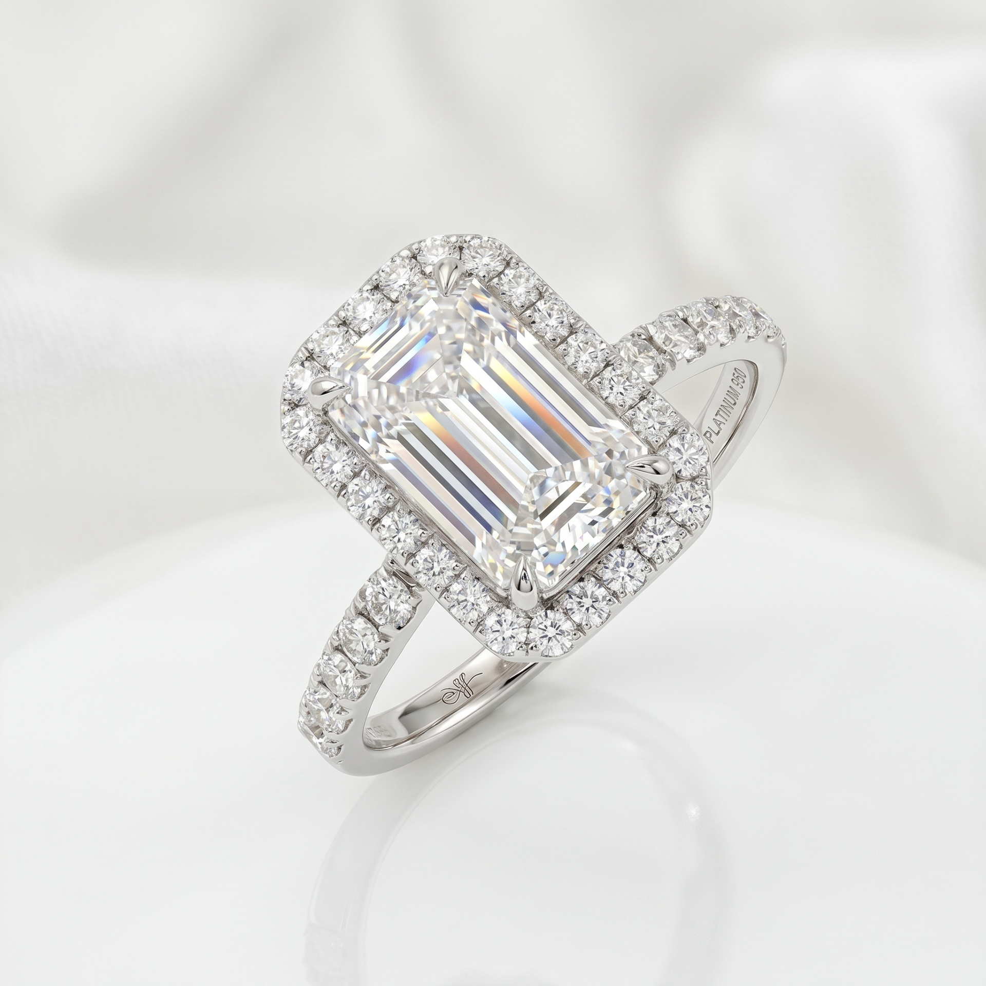 Arctic Brilliance Solitaire Lab Grown Diamond Ring