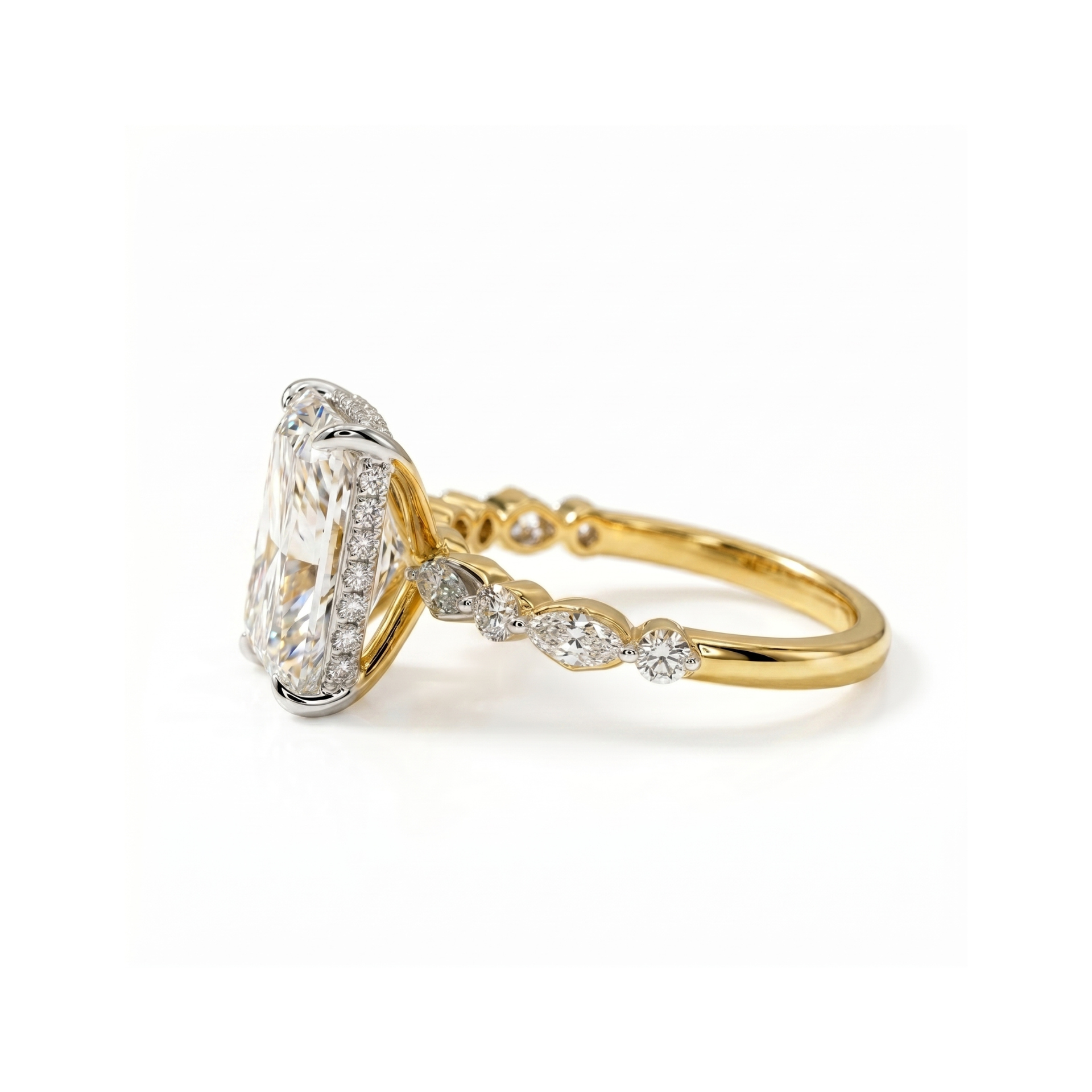 Aria Radiant Solitaire Lab Grown Diamond Ring