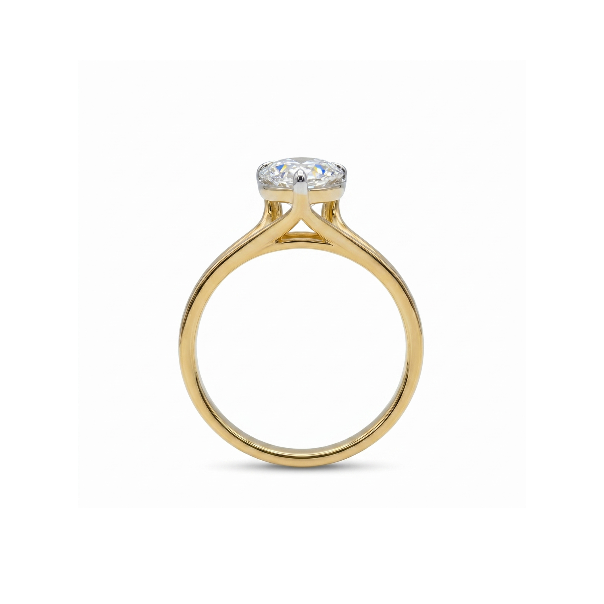 Aurora Embrace Solitaire Lab Grown Diamond Ring