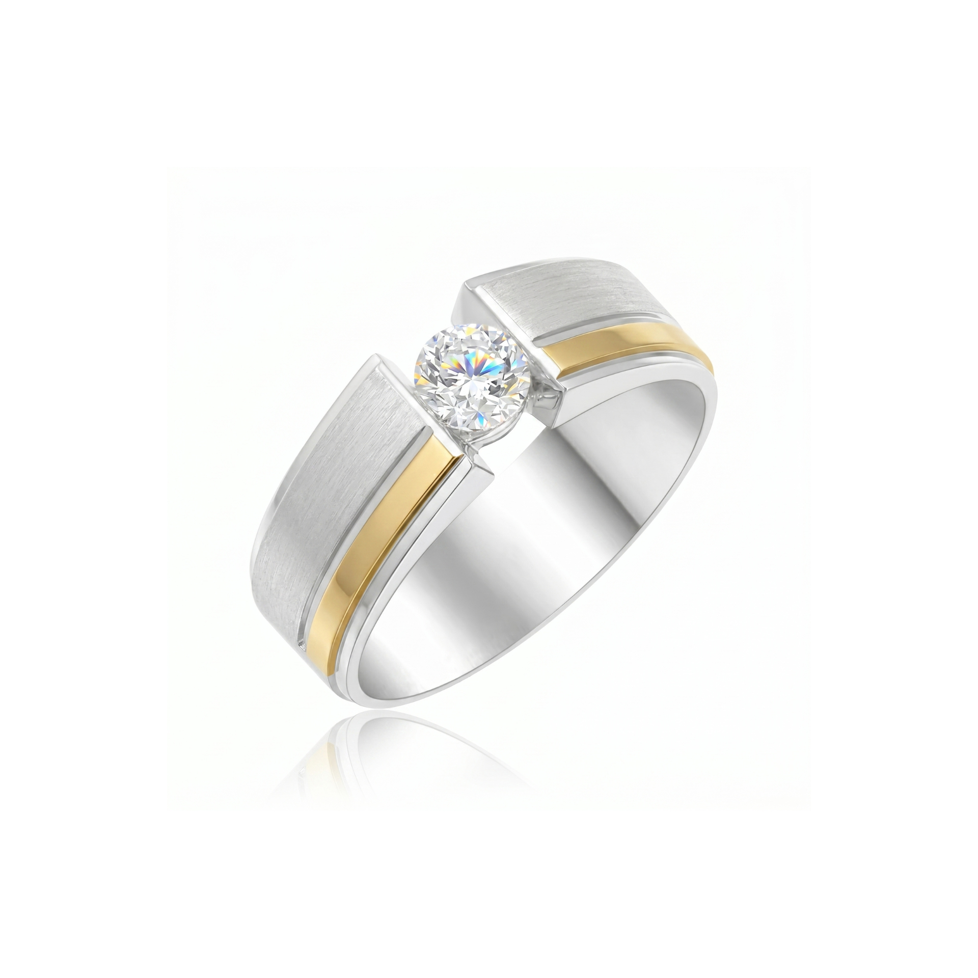 Bianco Aura Men’s Lab Grown Diamond Ring