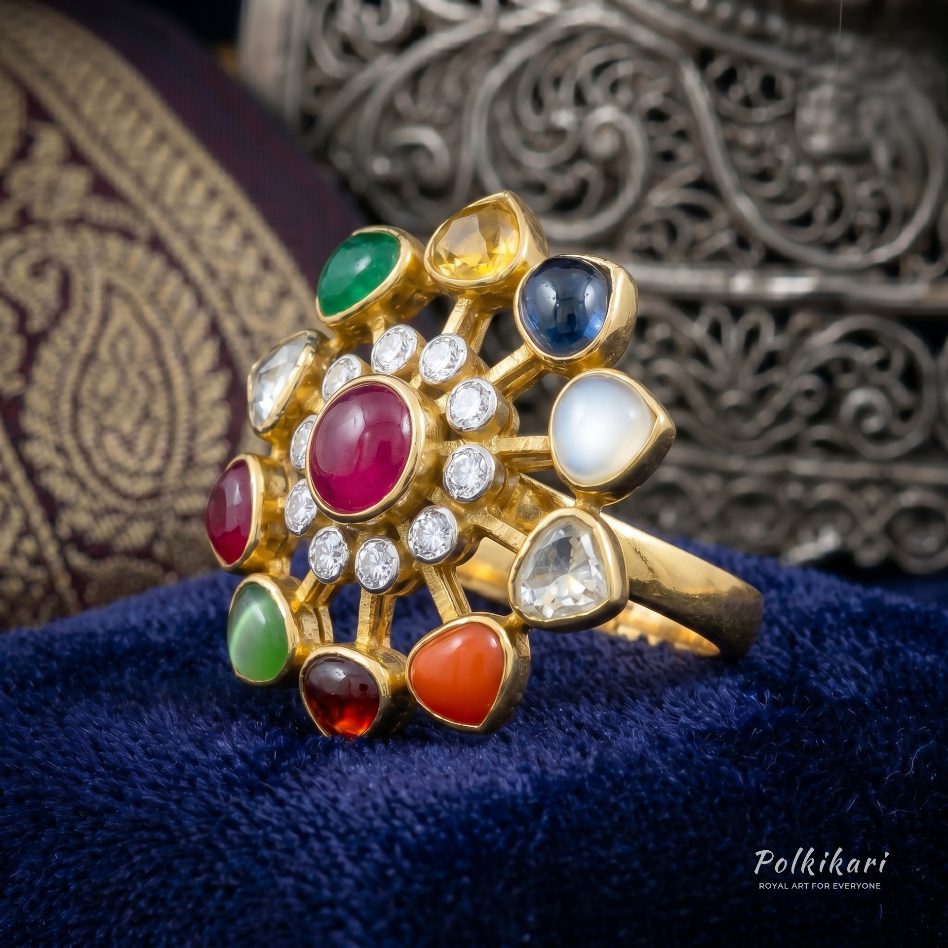 Heritage Horizon Lab Grown Polki Ring