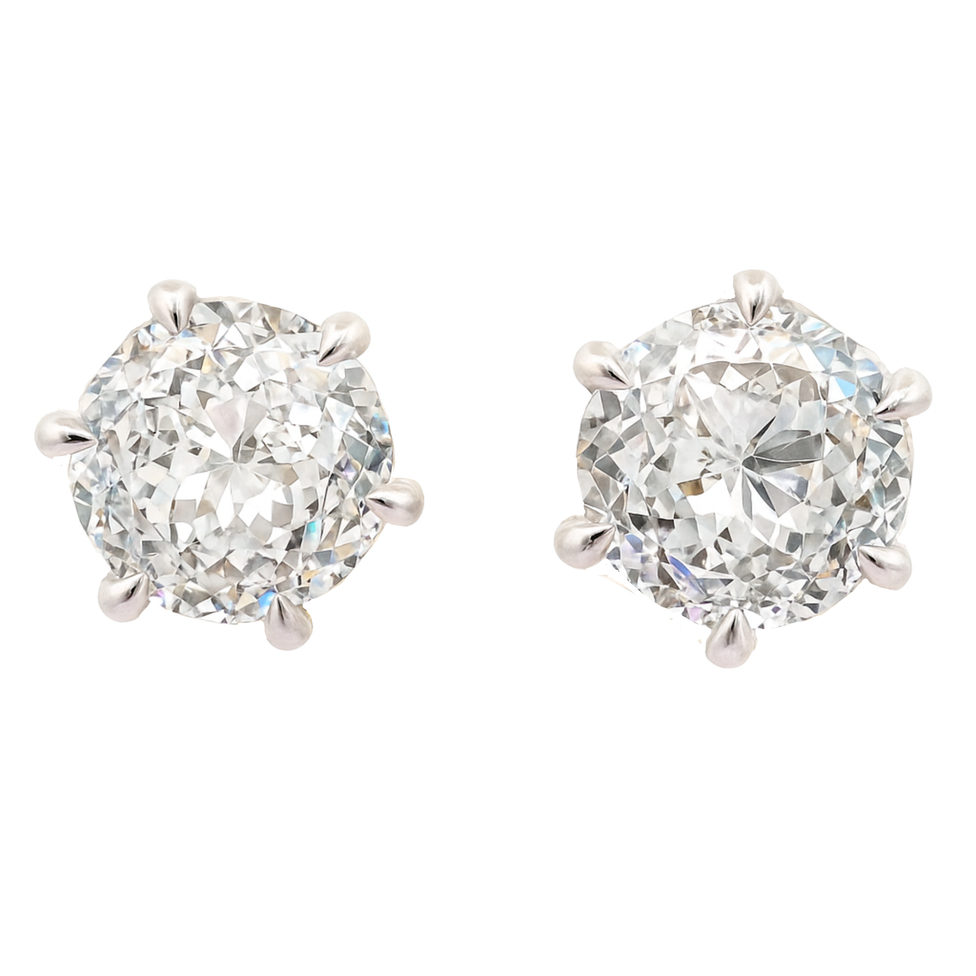 Regal Shield Solitaire Lab Grown Diamond Earrings
