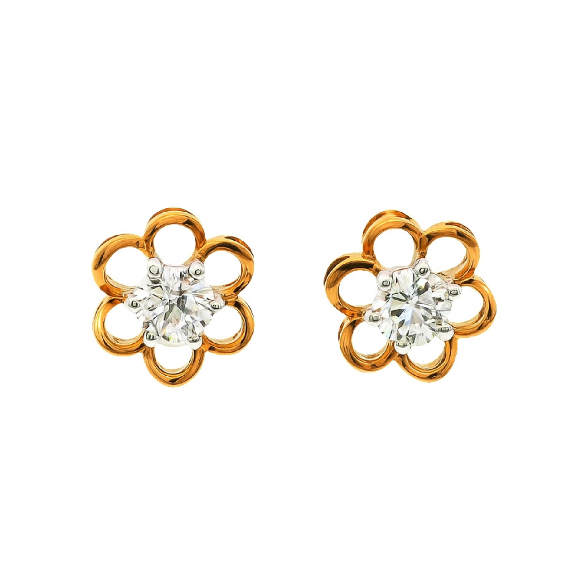 Blissful Blossom Lab Grown Diamond Earrings