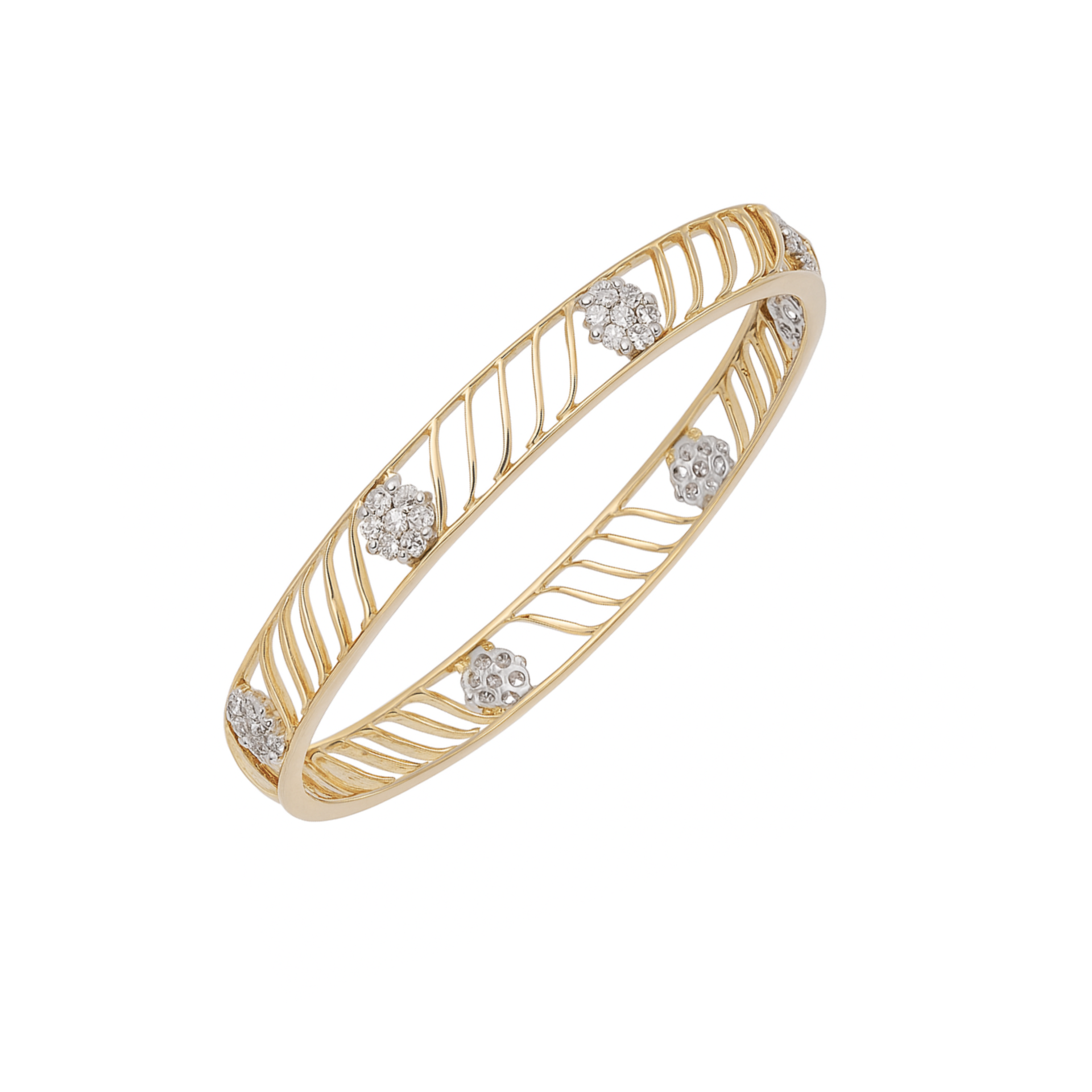 Botanic Bloom Lab Grown Diamond Bangle