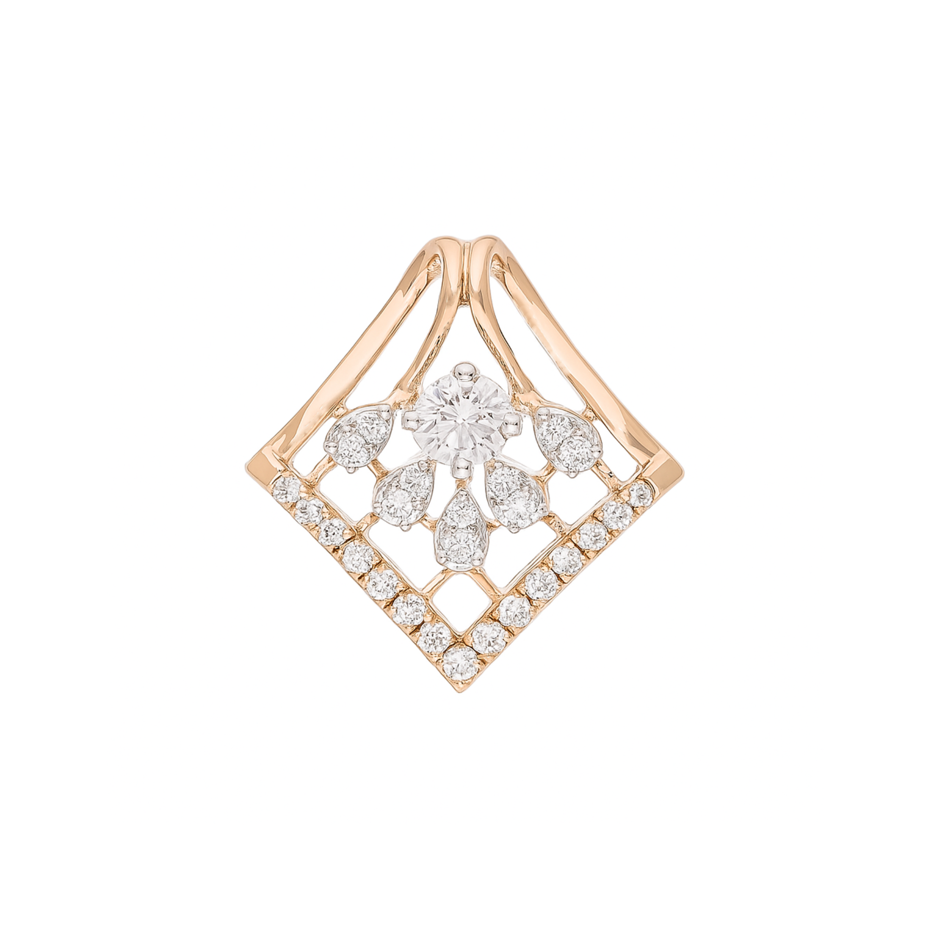 Flourish Frost Lab Grown Diamond Pendant