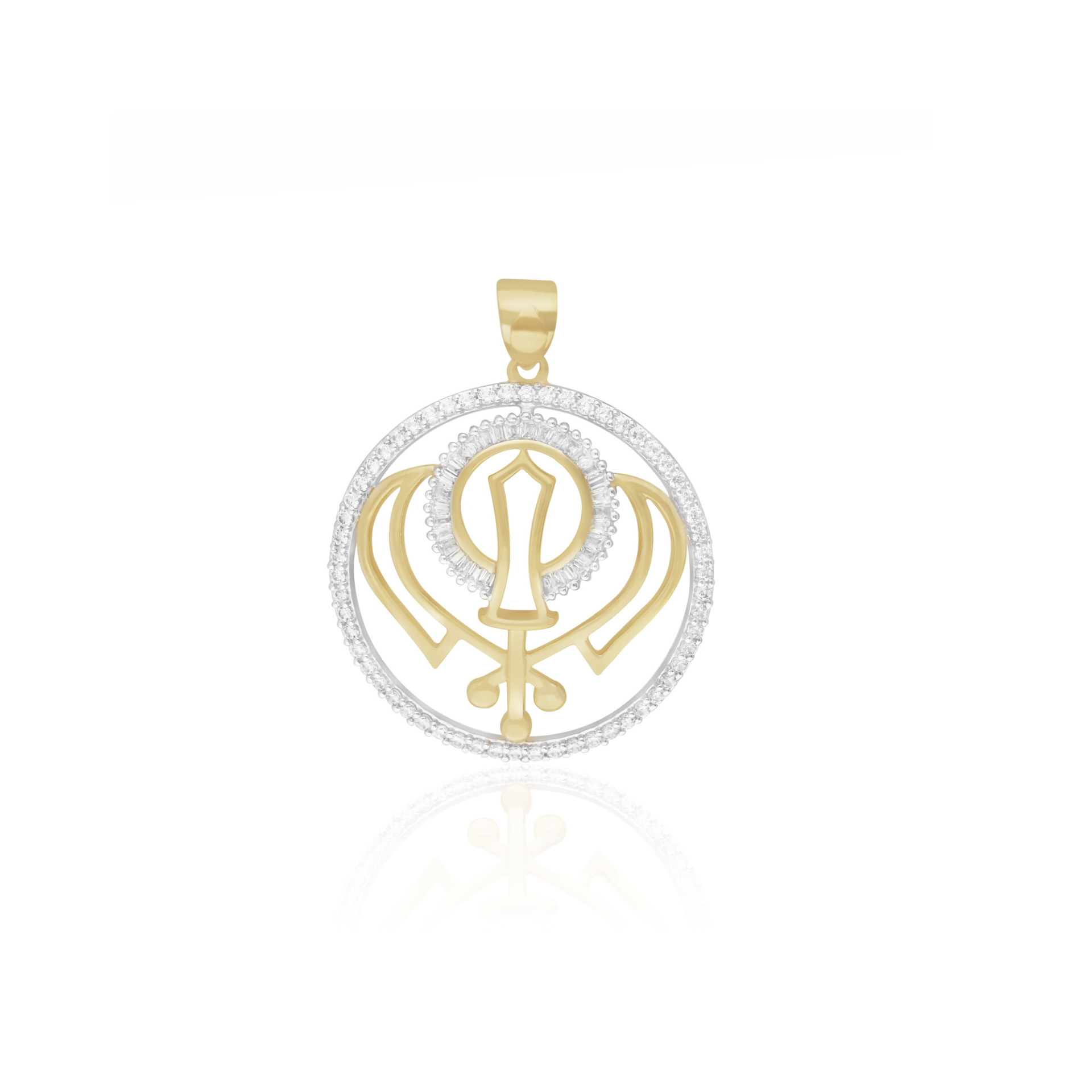 Eternal Khalsa Lab Grown Diamond Pendant