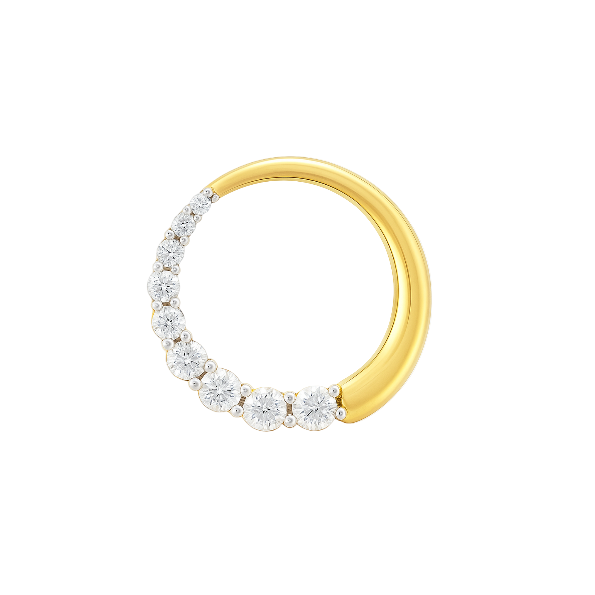 Halo Arc Lab Grown Diamond Pendant