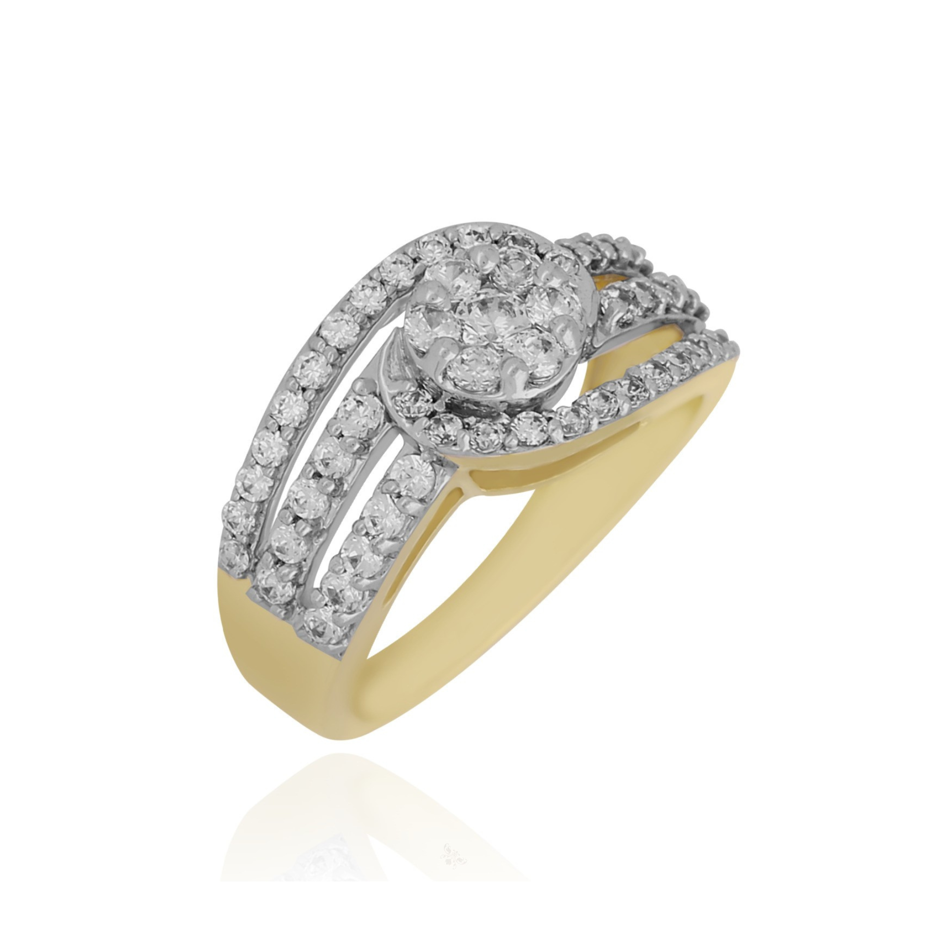 Twinkling Trails Lab Grown Diamond Ring
