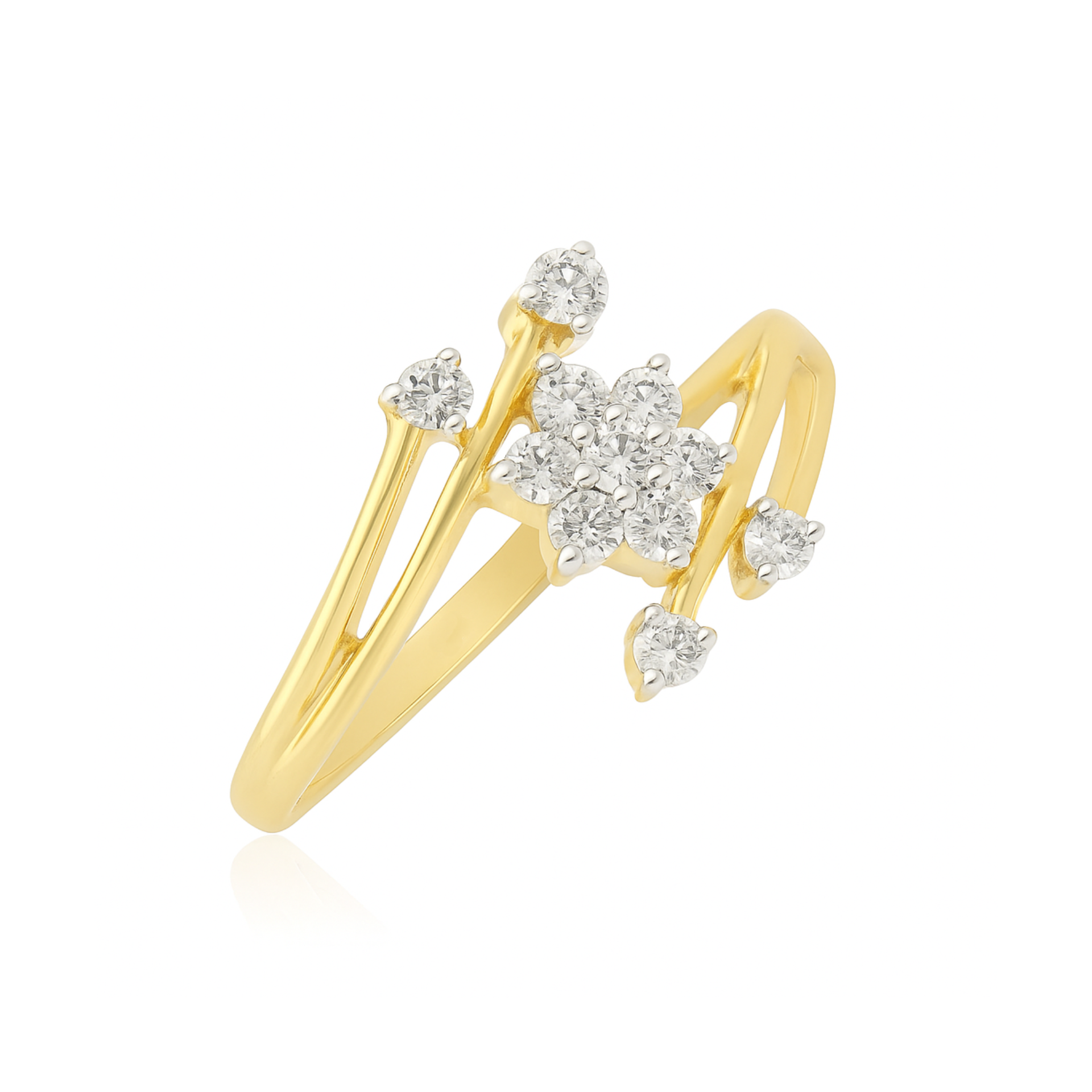 Spring Astra Cluster Lab Grown Diamond Ring