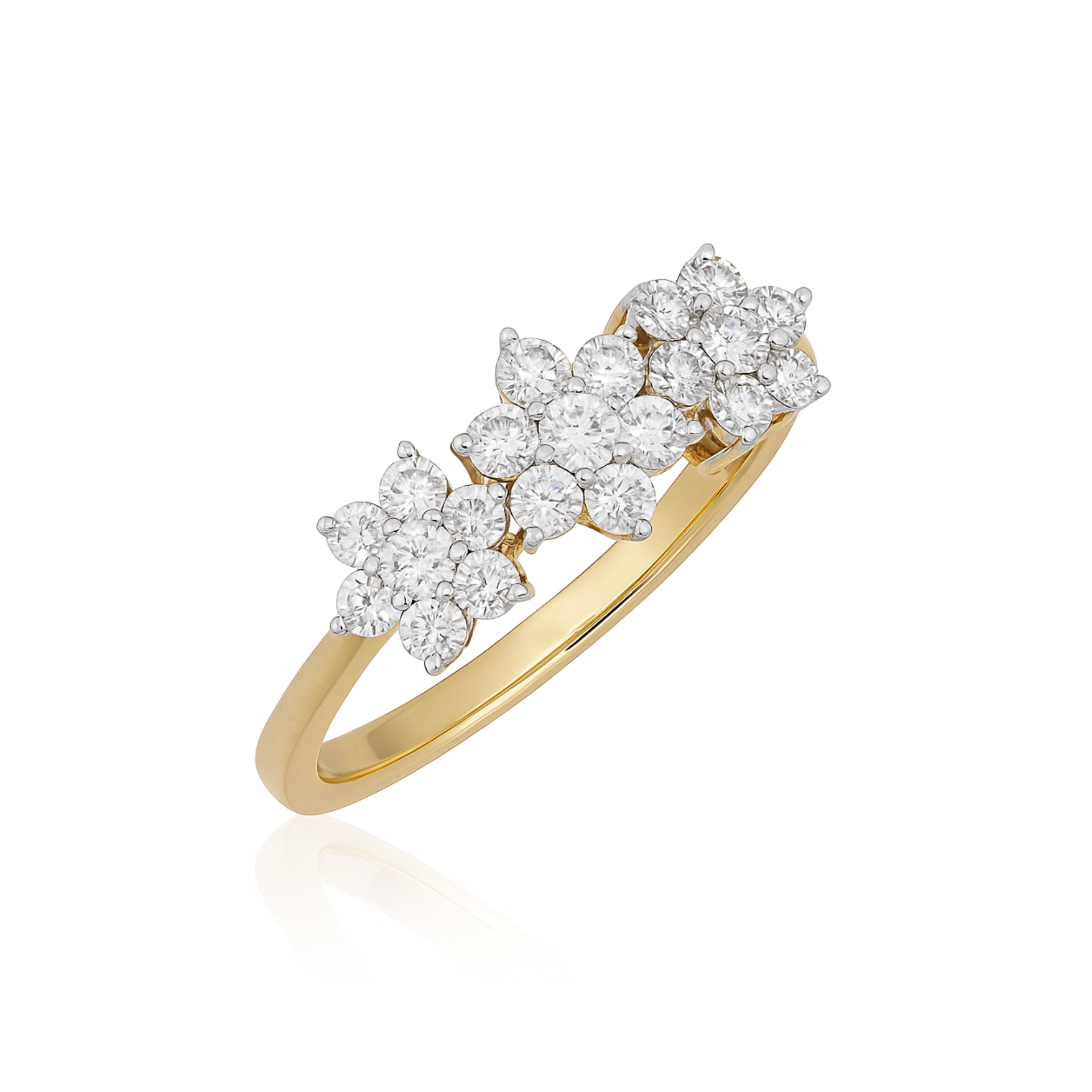 Sunlit Daisy Duo Lab Grown Diamond Ring