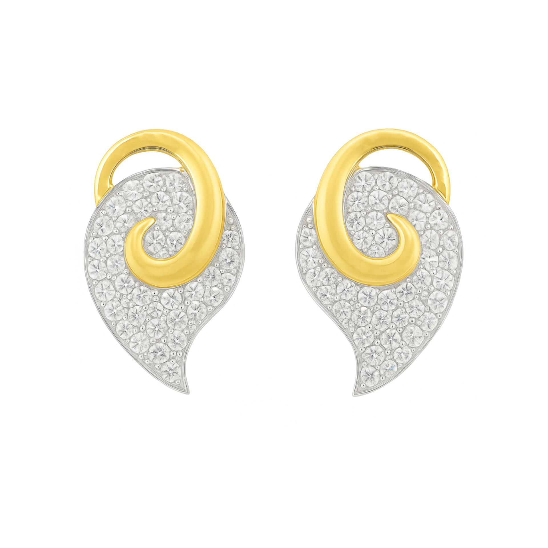 Golden Zephyr Lab Grown Diamond Earrings