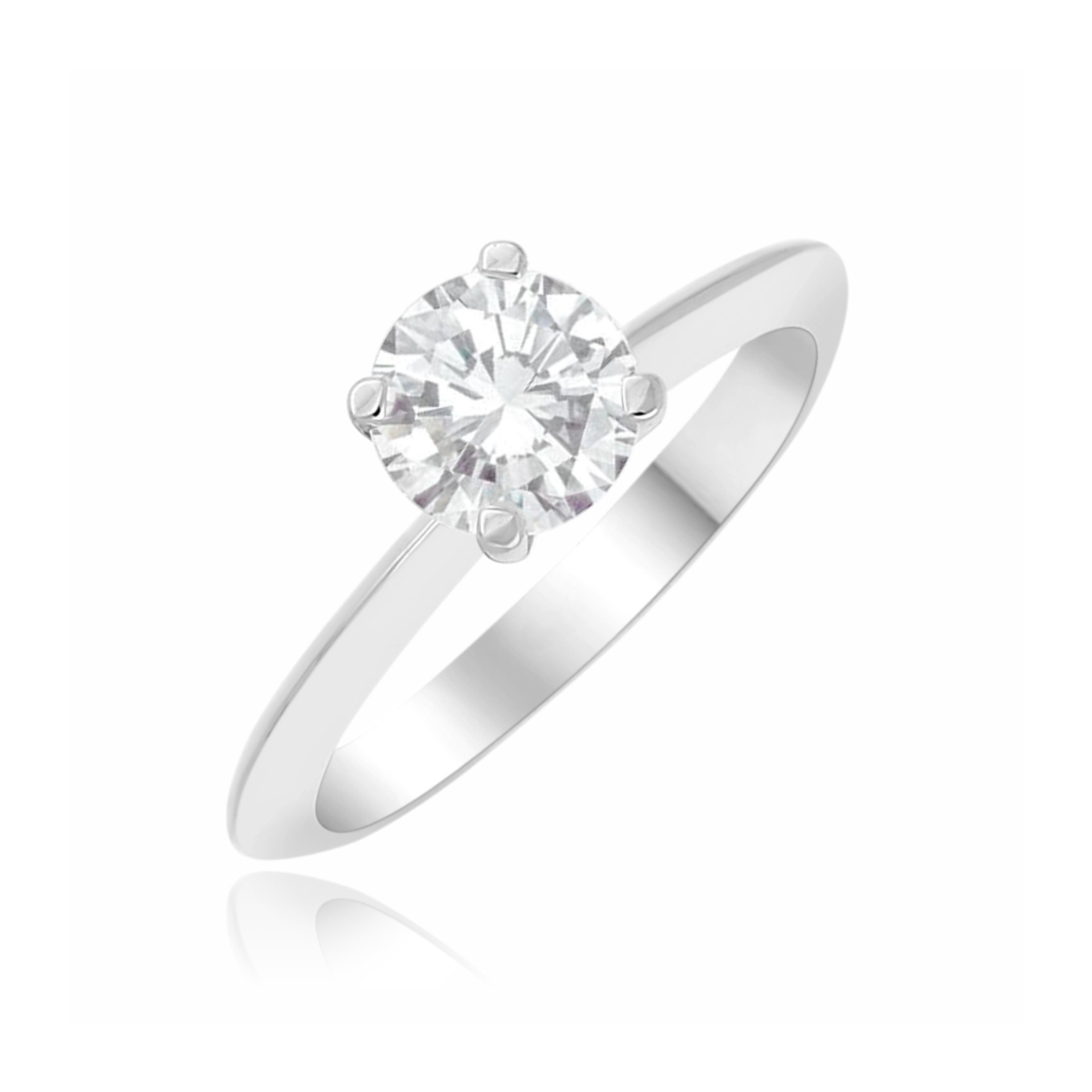 PolarGlow Solitaire Lab Grown Diamond Ring