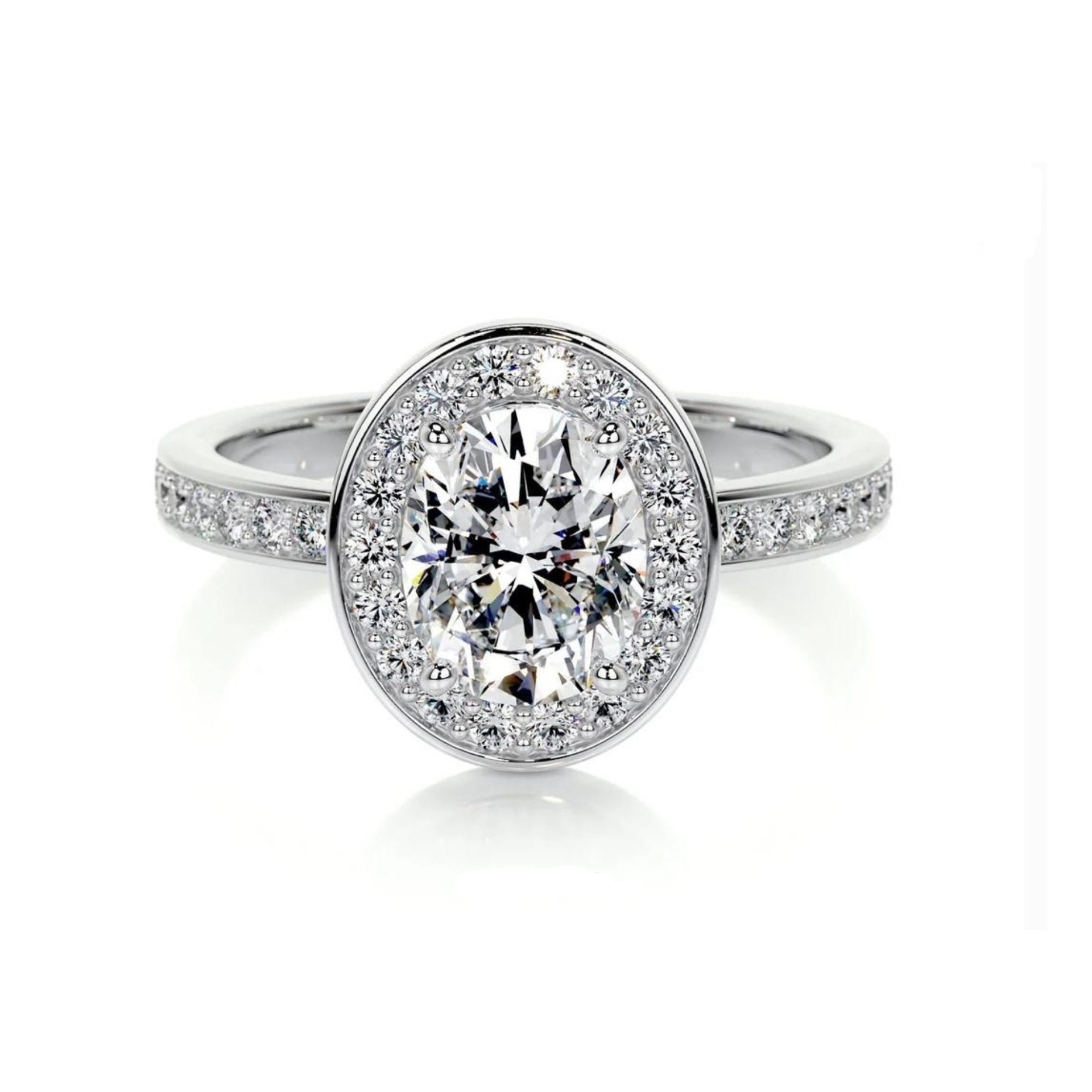 Eternal Embrace Solitaire Lab Grown Diamond Ring
