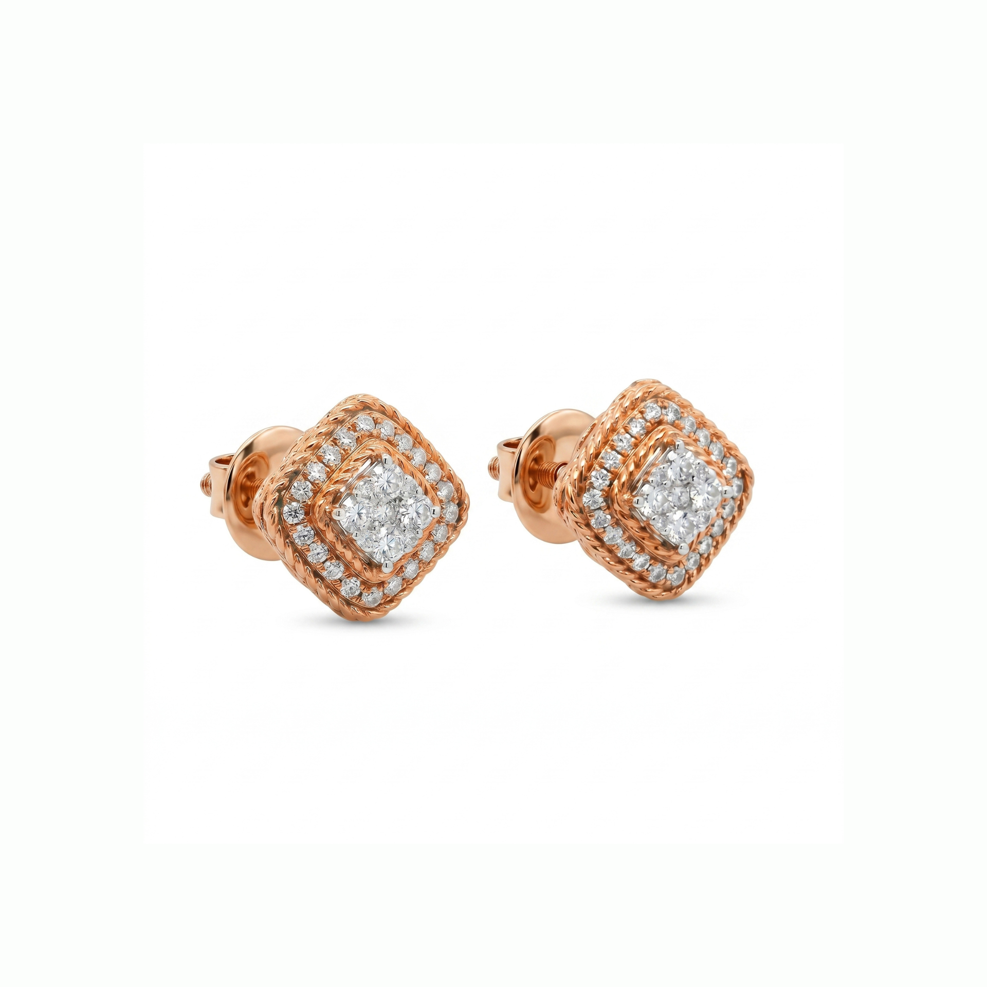Blush Aura Lab Grown Diamond Earrings