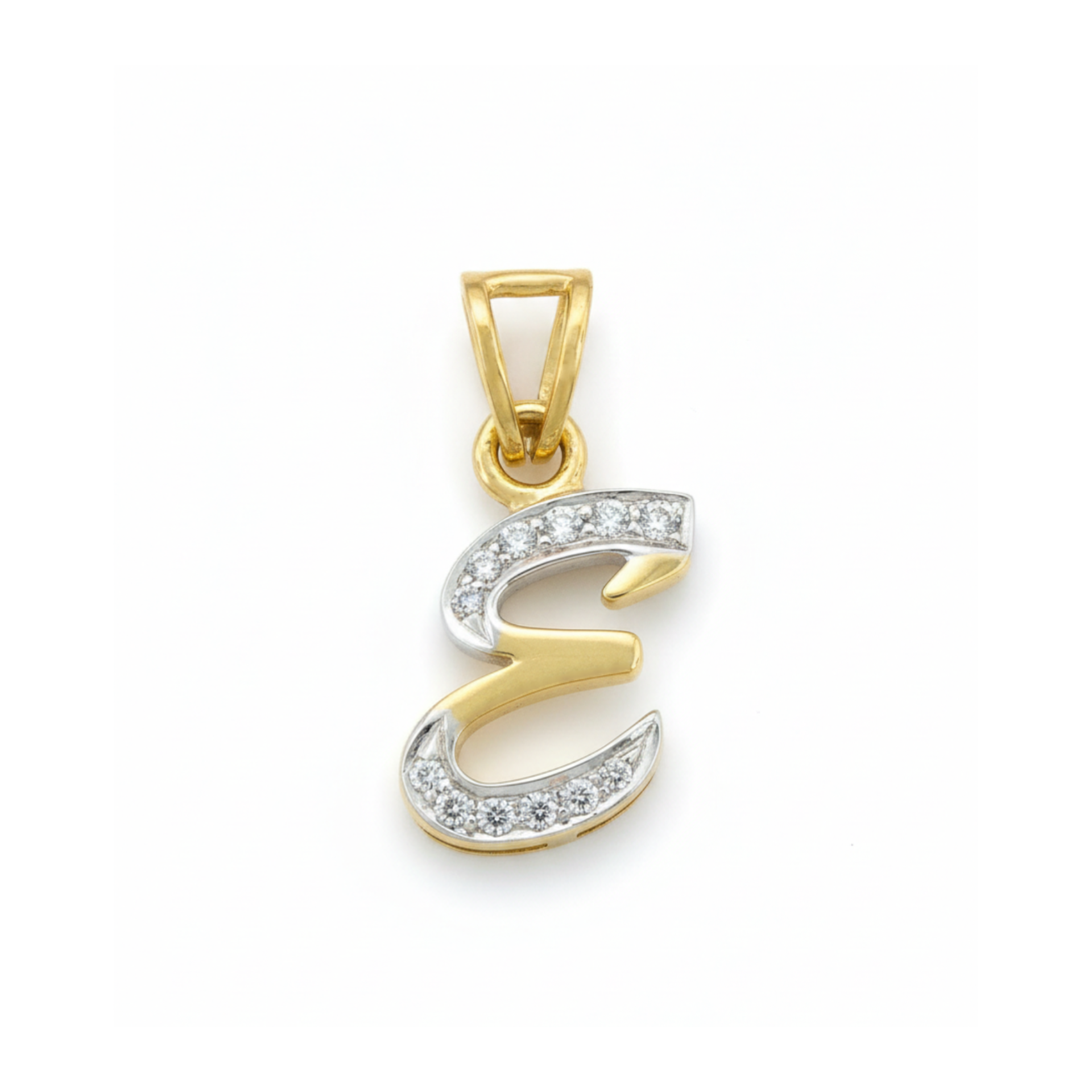 E-Initial Lab Grown Diamond Pendant